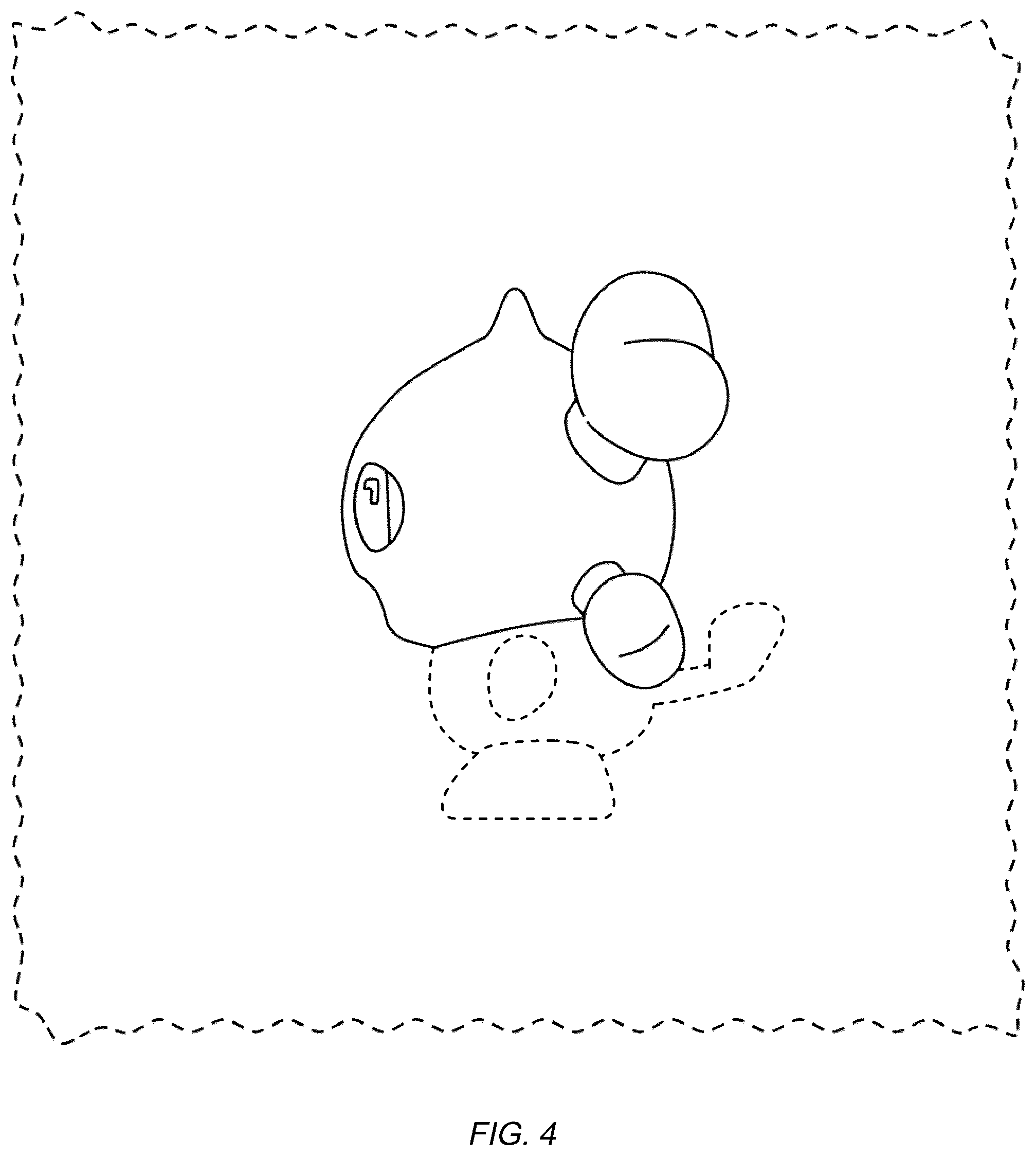 Patent USD1077828 Figure 4 – Display screen with an icon