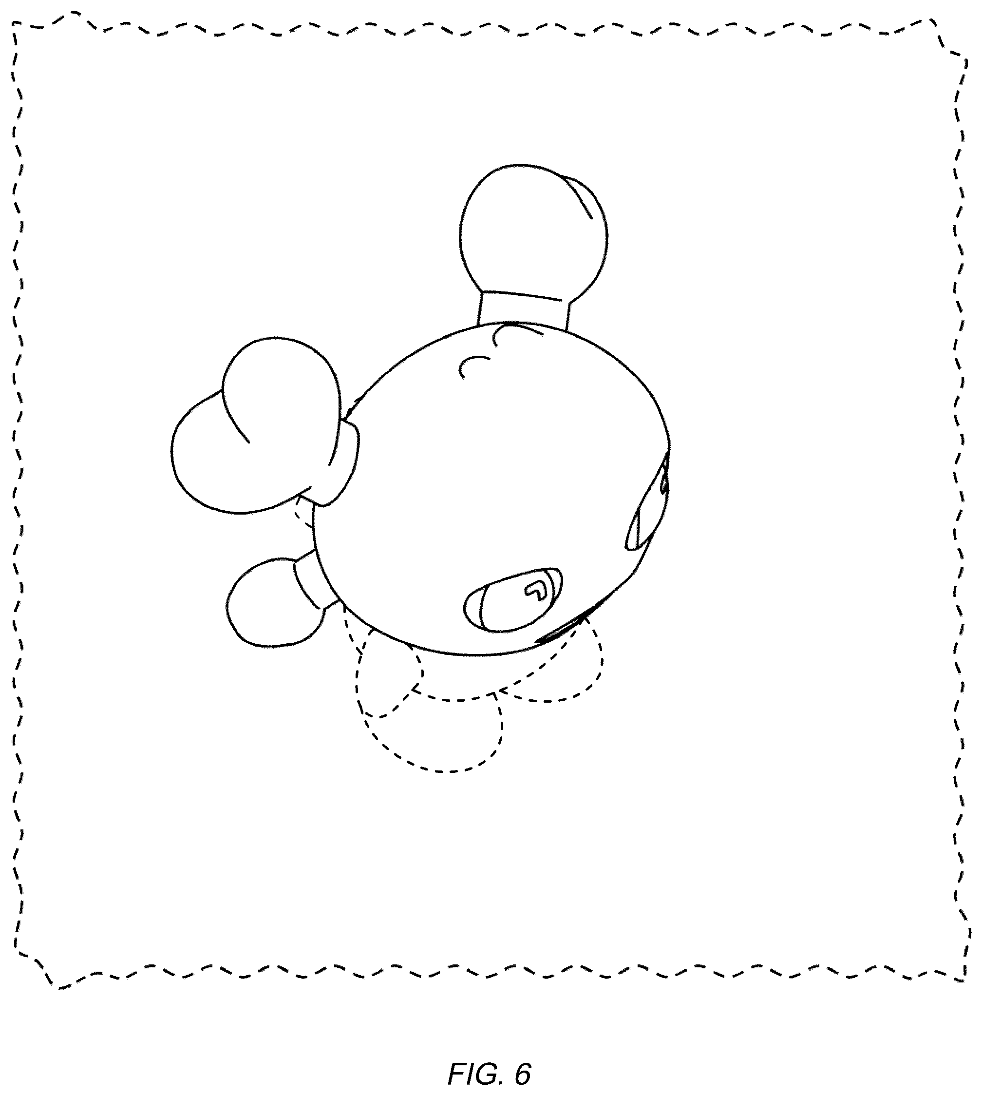 Patent USD1077828 Figure 6 – Display screen with an icon