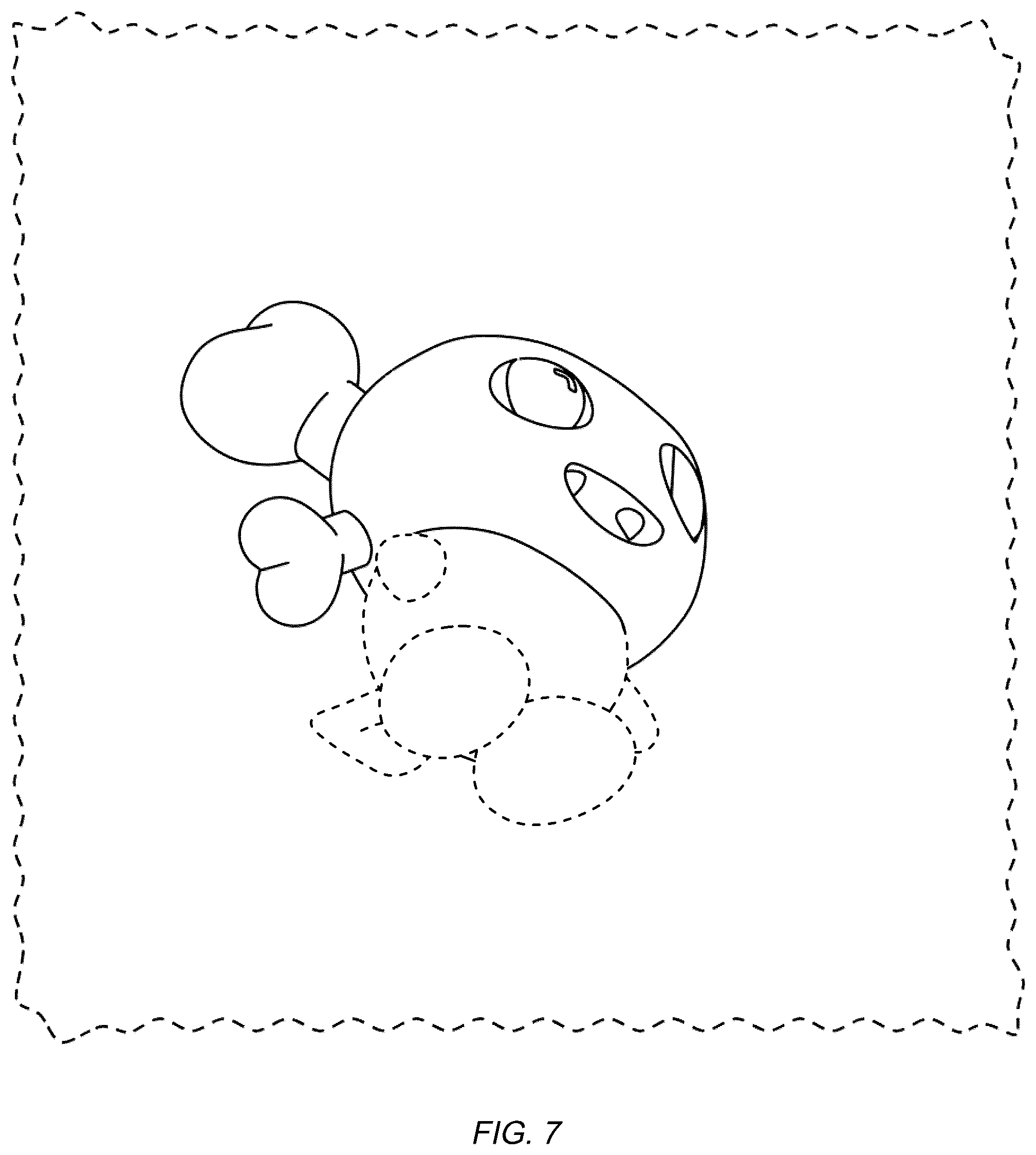 Patent USD1077828 Figure 7 – Display screen with an icon