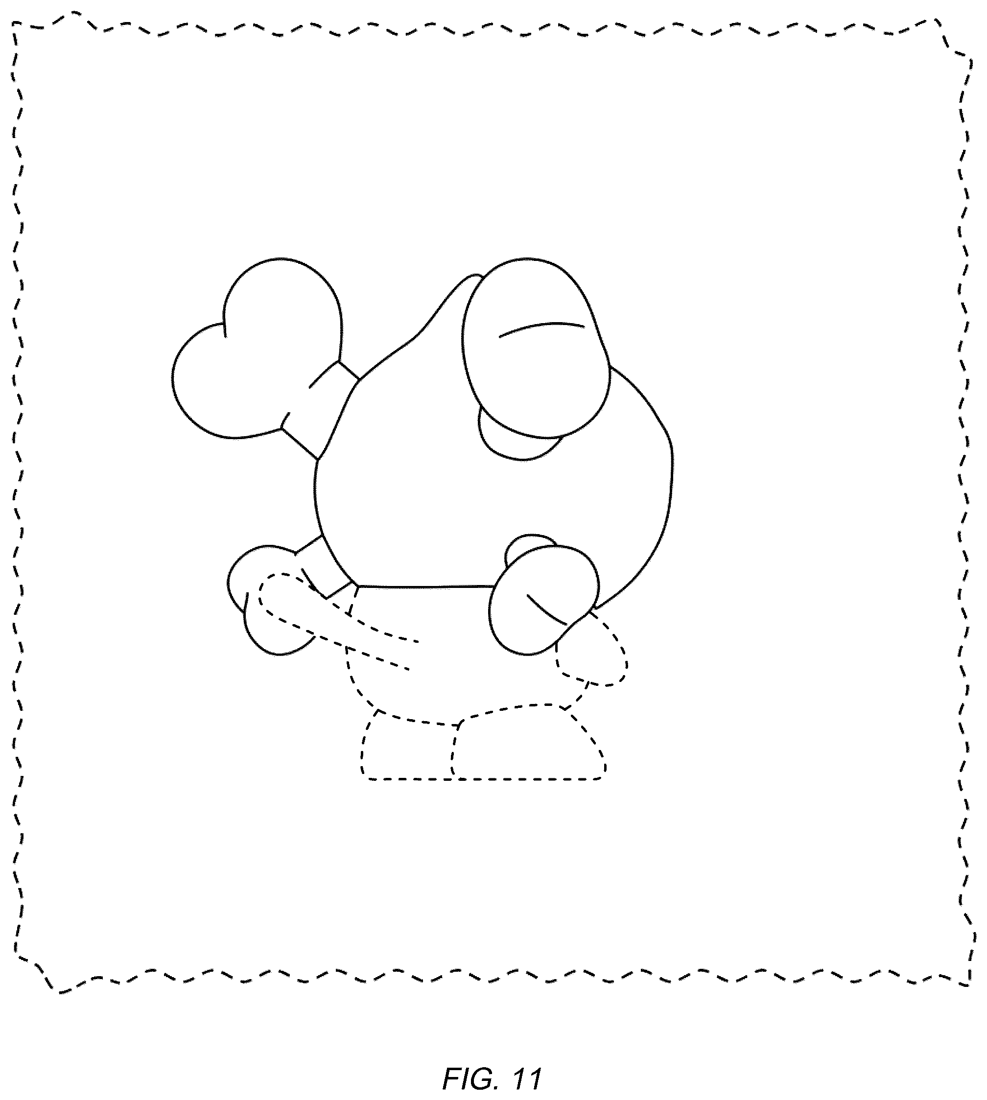 Patent USD1077828 Figure 11 – Display screen with an icon