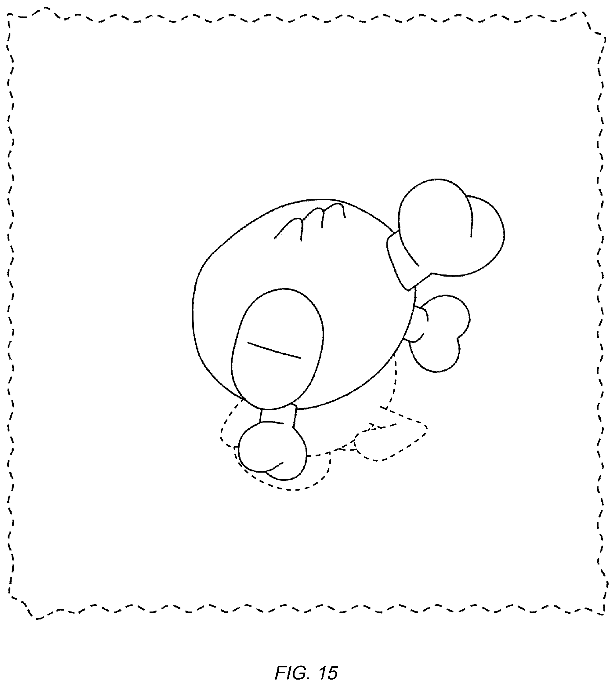 Patent USD1077828 Figure 15 – Display screen with an icon