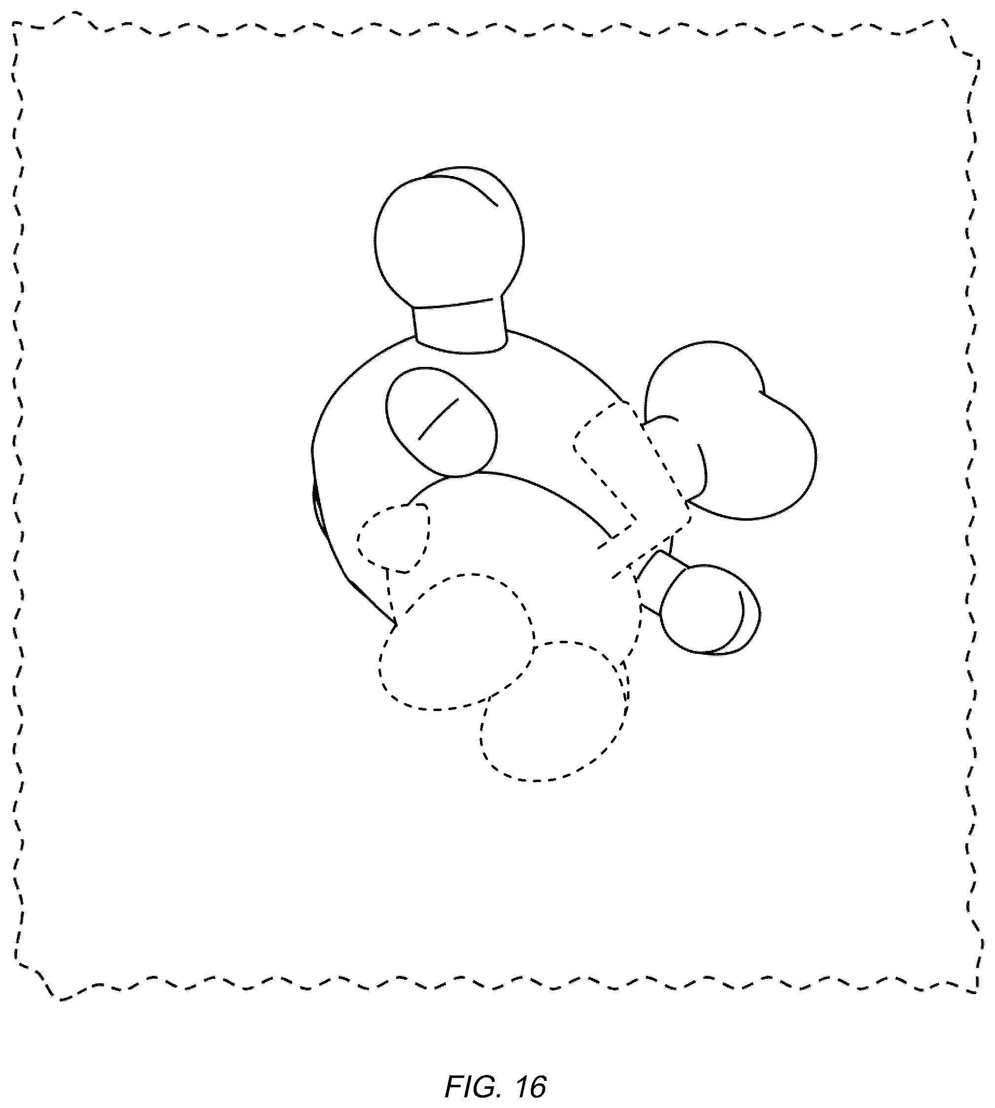 Patent USD1077828 Figure 16 – Display screen with an icon