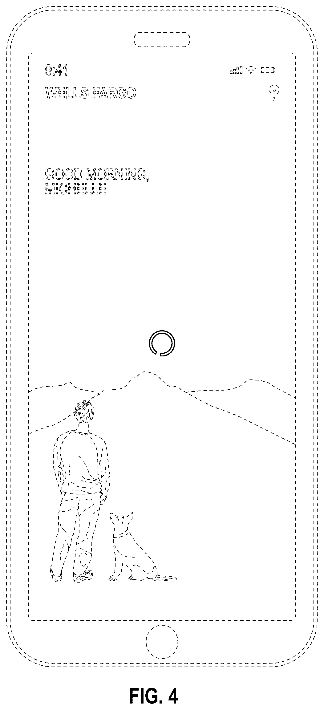 Patent USD1077833 Figure 4 – Display screen with an animated graphical user interface