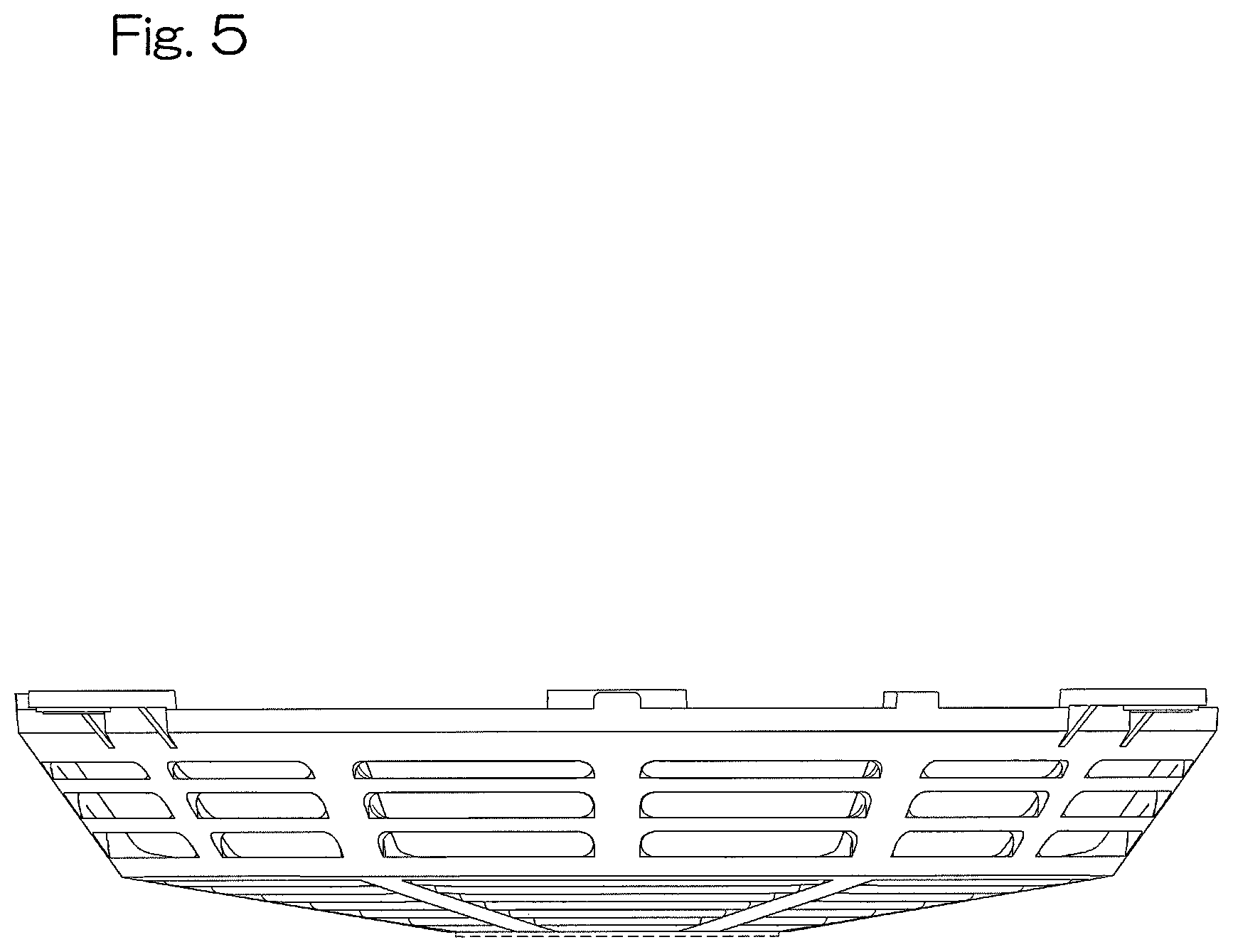 Patent USD1077858 Figure 5 – Screen cover for a general purpose engine
