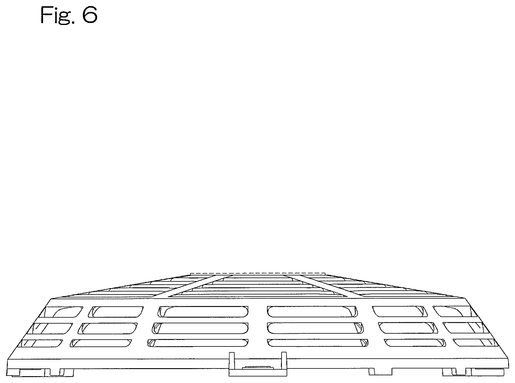 Patent USD1077858 Figure 6 – Screen cover for a general purpose engine