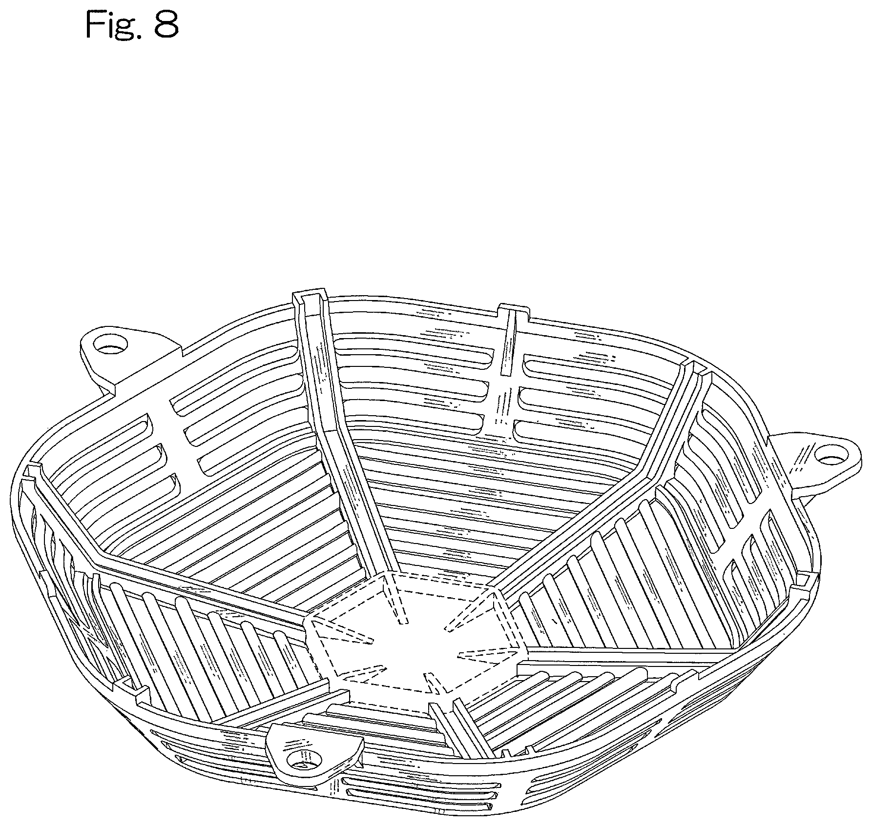 Patent USD1077858 Figure 8 – Screen cover for a general purpose engine