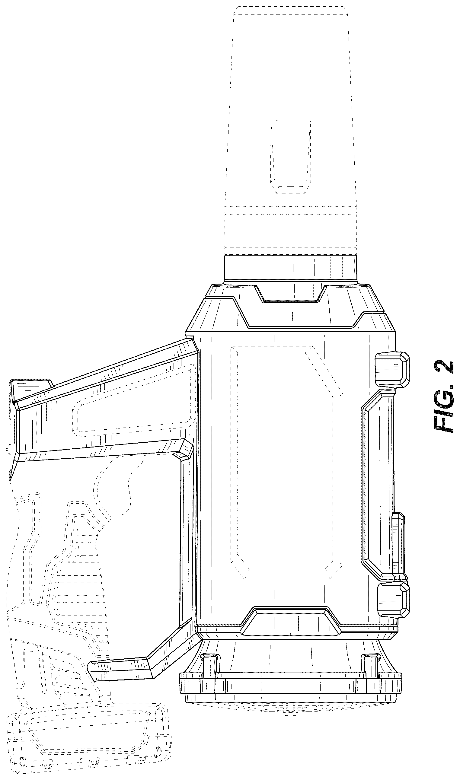 Patent USD1077859 Figure 2 – Blower