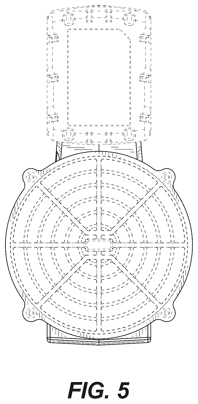 Patent USD1077859 Figure 5 – Blower