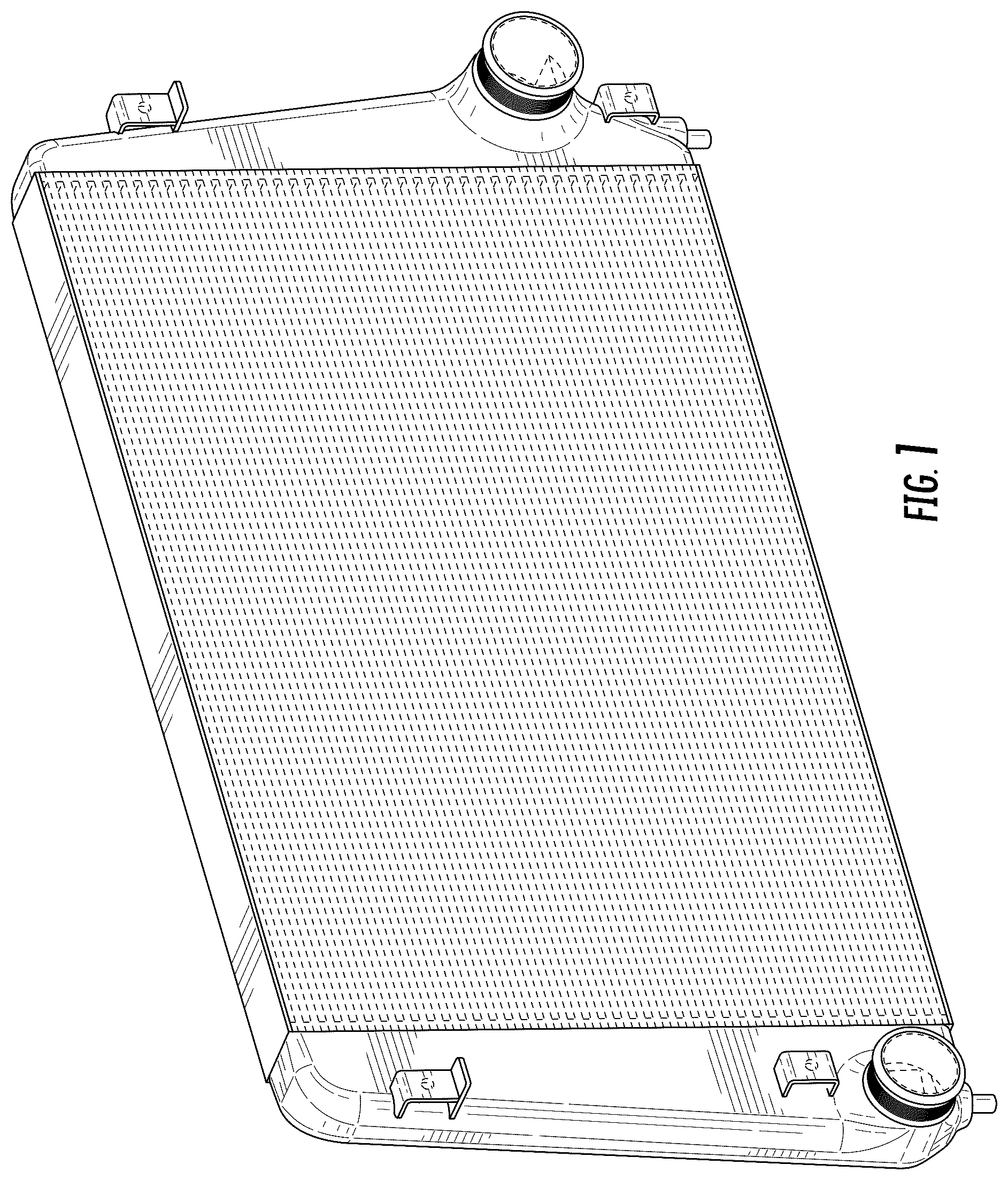 Patent USD1077860 Figure 1 – Automotive intercooler