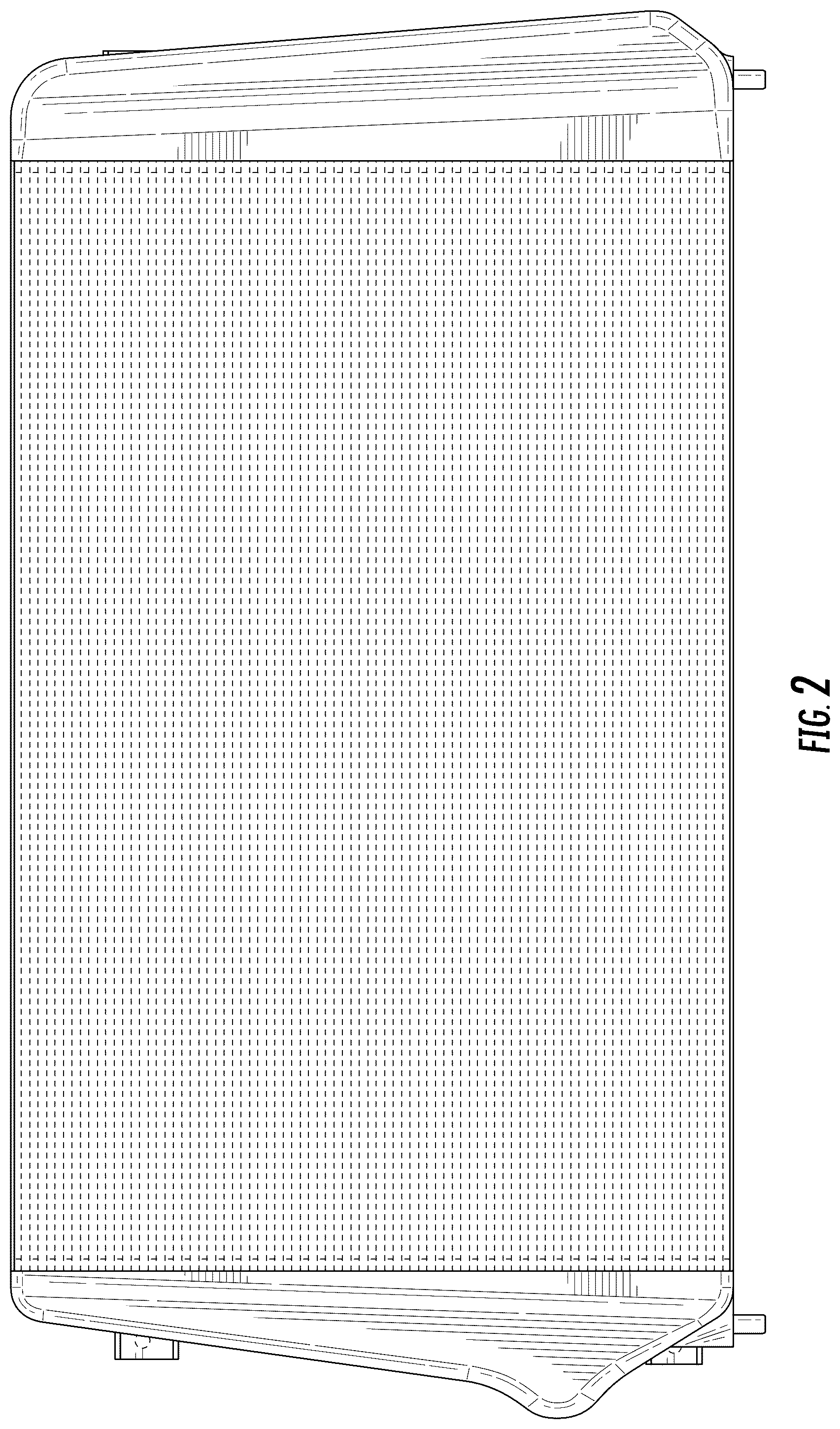 Patent USD1077860 Figure 2 – Automotive intercooler