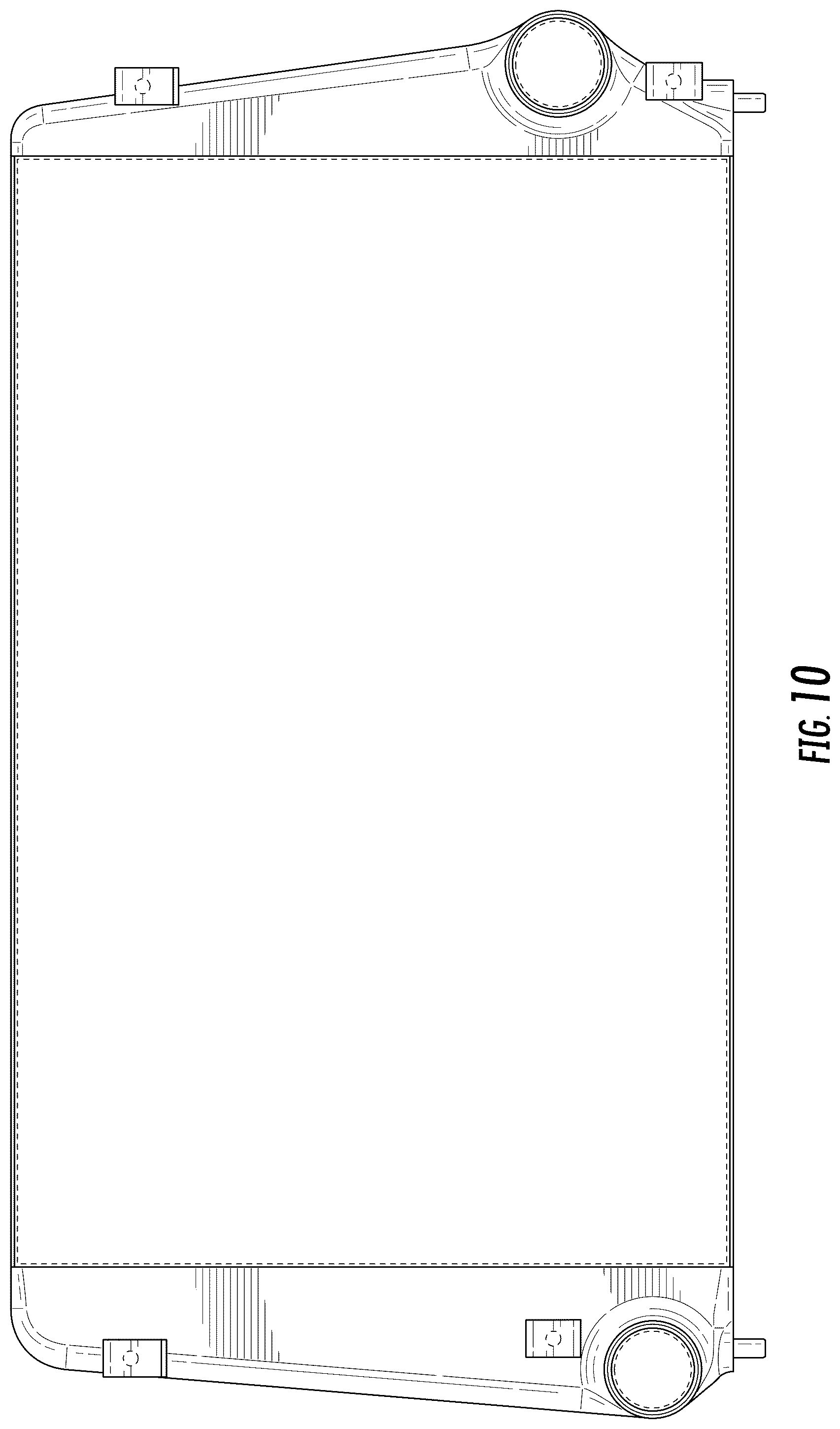 Patent USD1077860 Figure 8 – Automotive intercooler