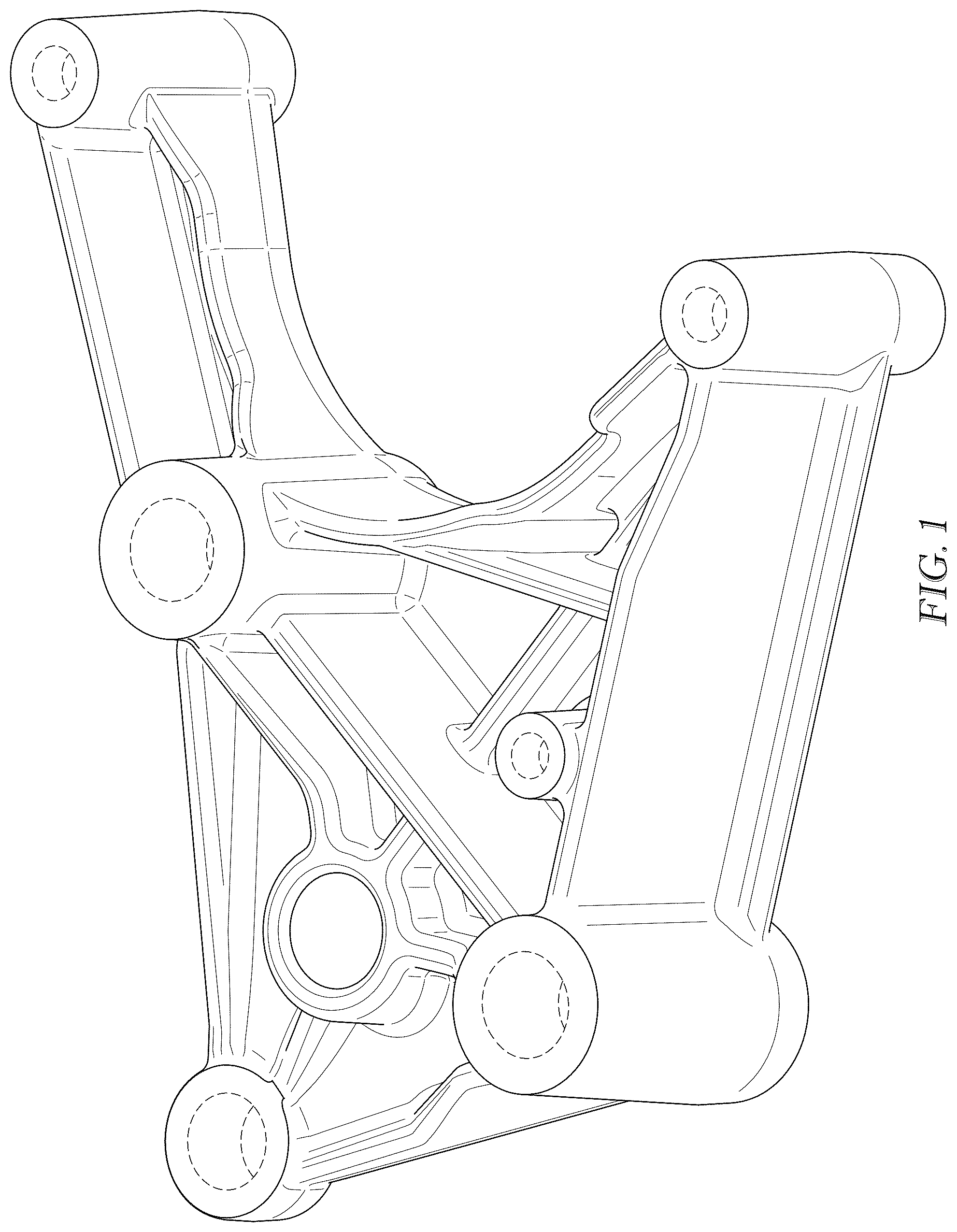 Patent USD1077862 Figure 1 – Air conditioning bracket