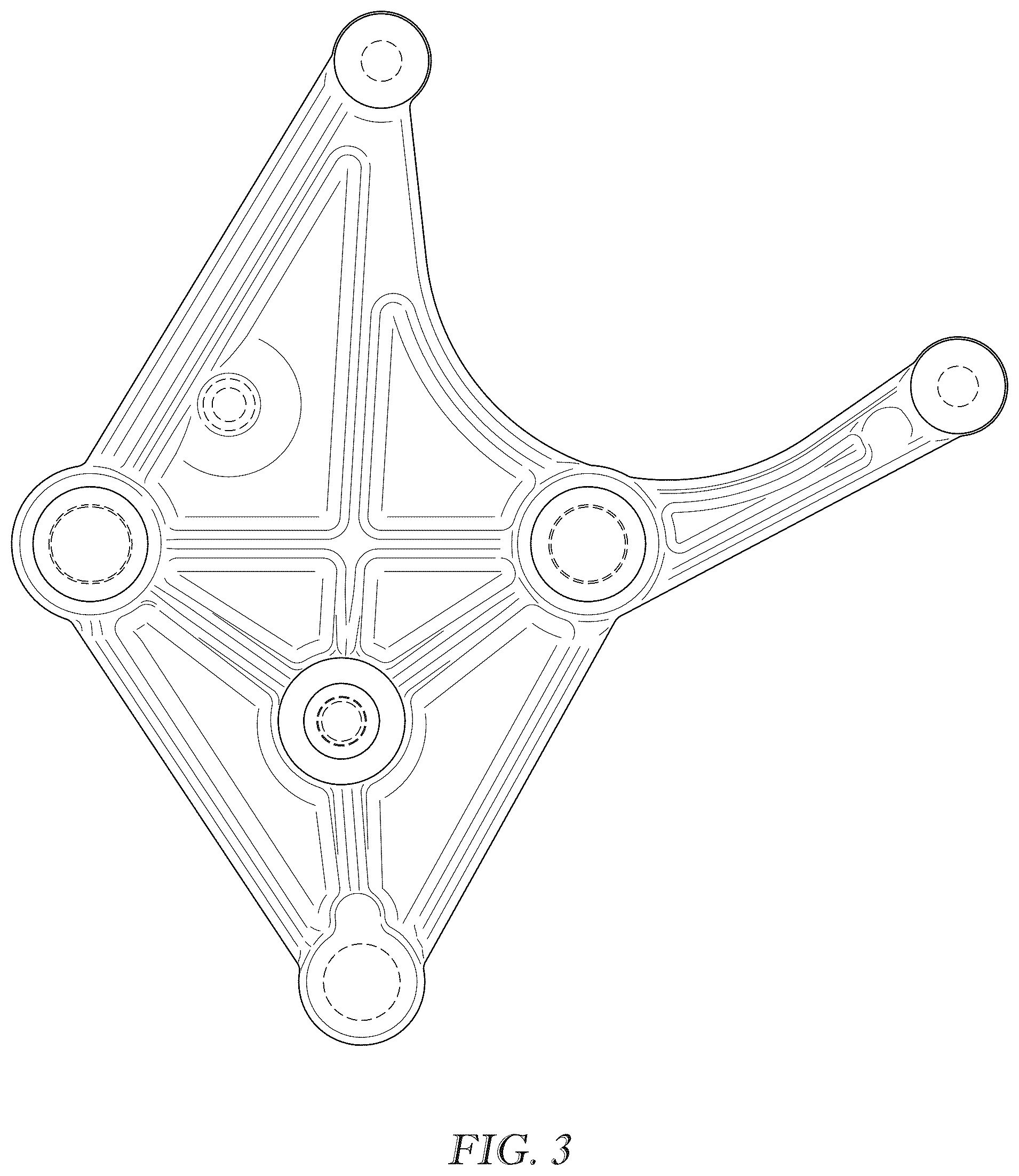 Patent USD1077862 Figure 3 – Air conditioning bracket