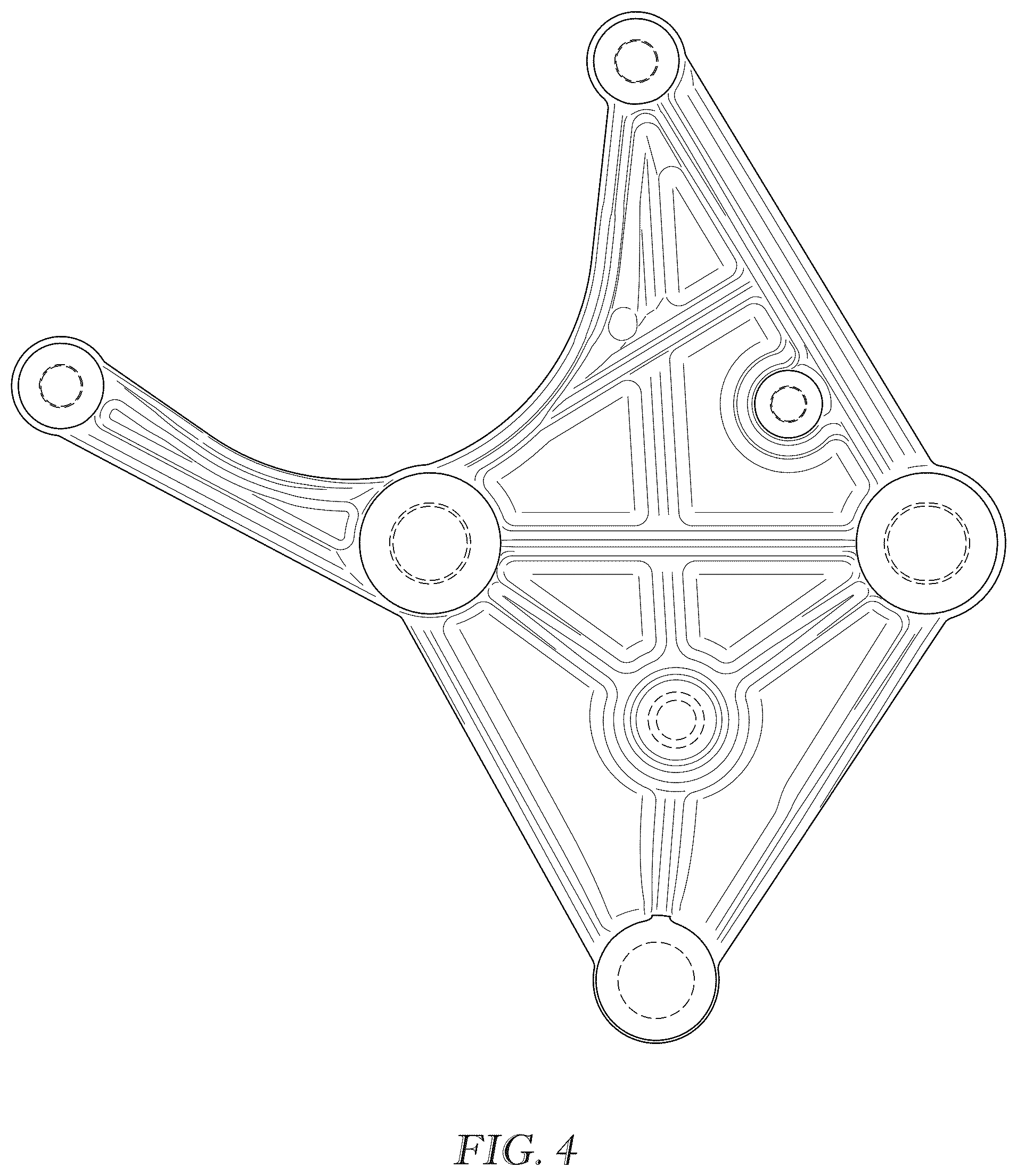 Patent USD1077862 Figure 4 – Air conditioning bracket