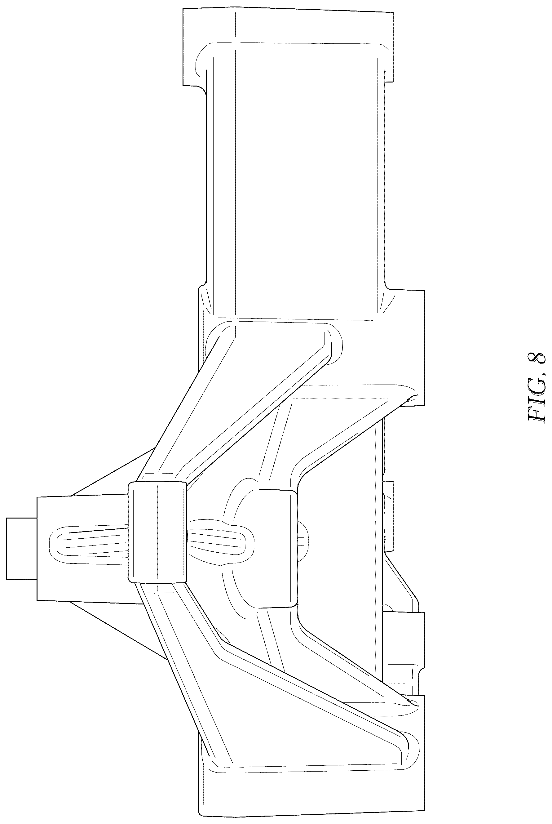 Patent USD1077862 Figure 8 – Air conditioning bracket