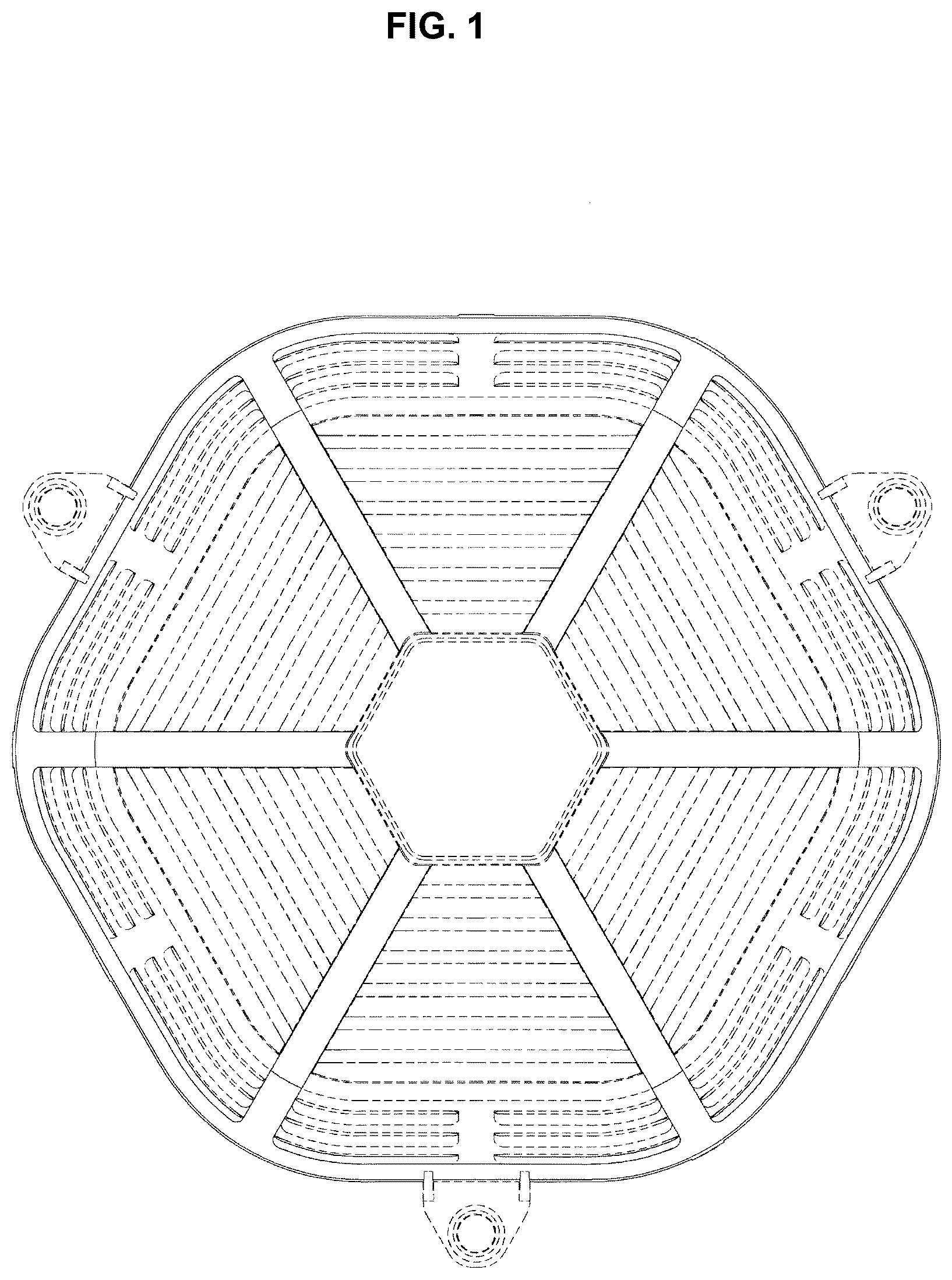 Patent USD1077864 Figure 1 – Screen cover for a general purpose engine