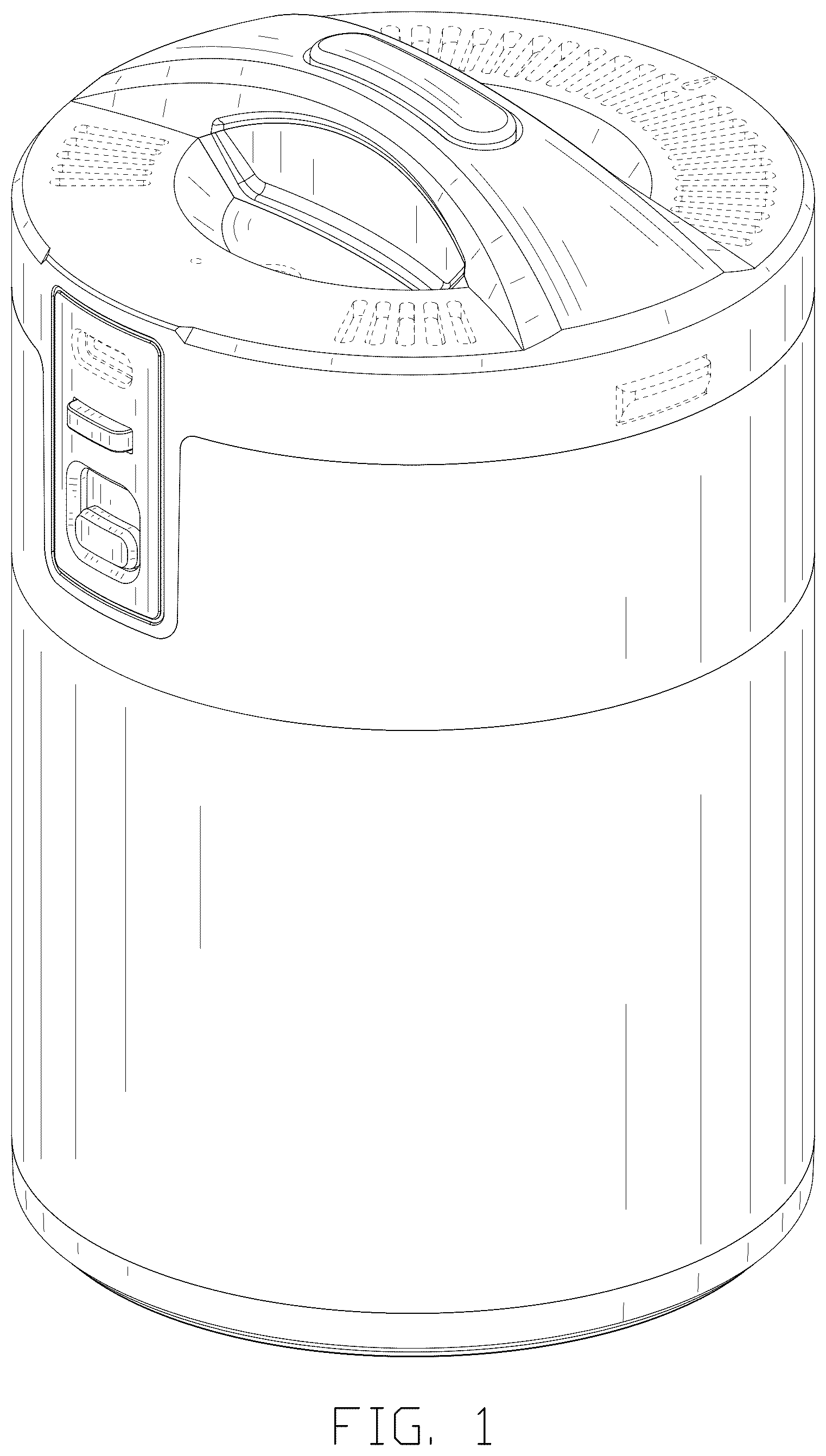 Patent USD1077865 Figure 1 – Air pump