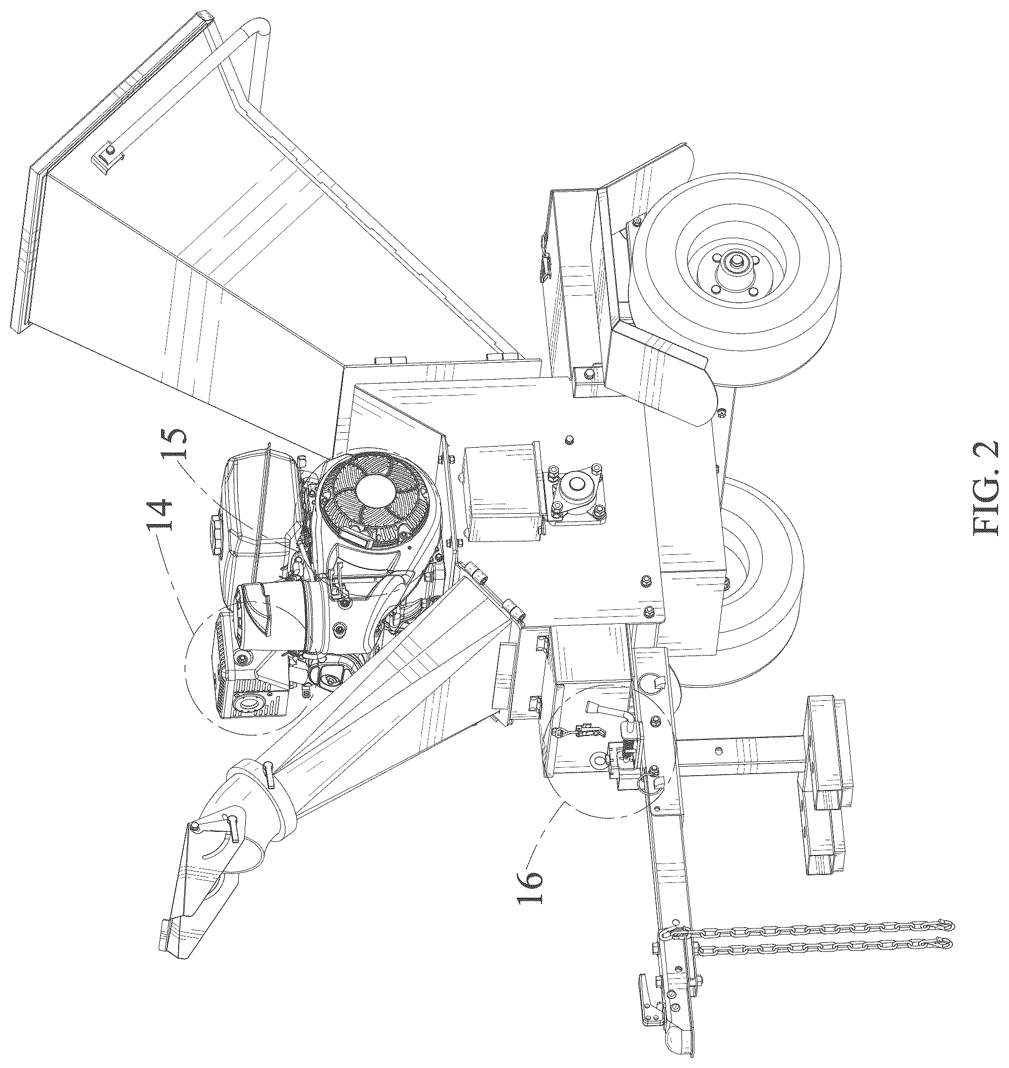 Patent USD1077866 Figure 2 – Wood chipper