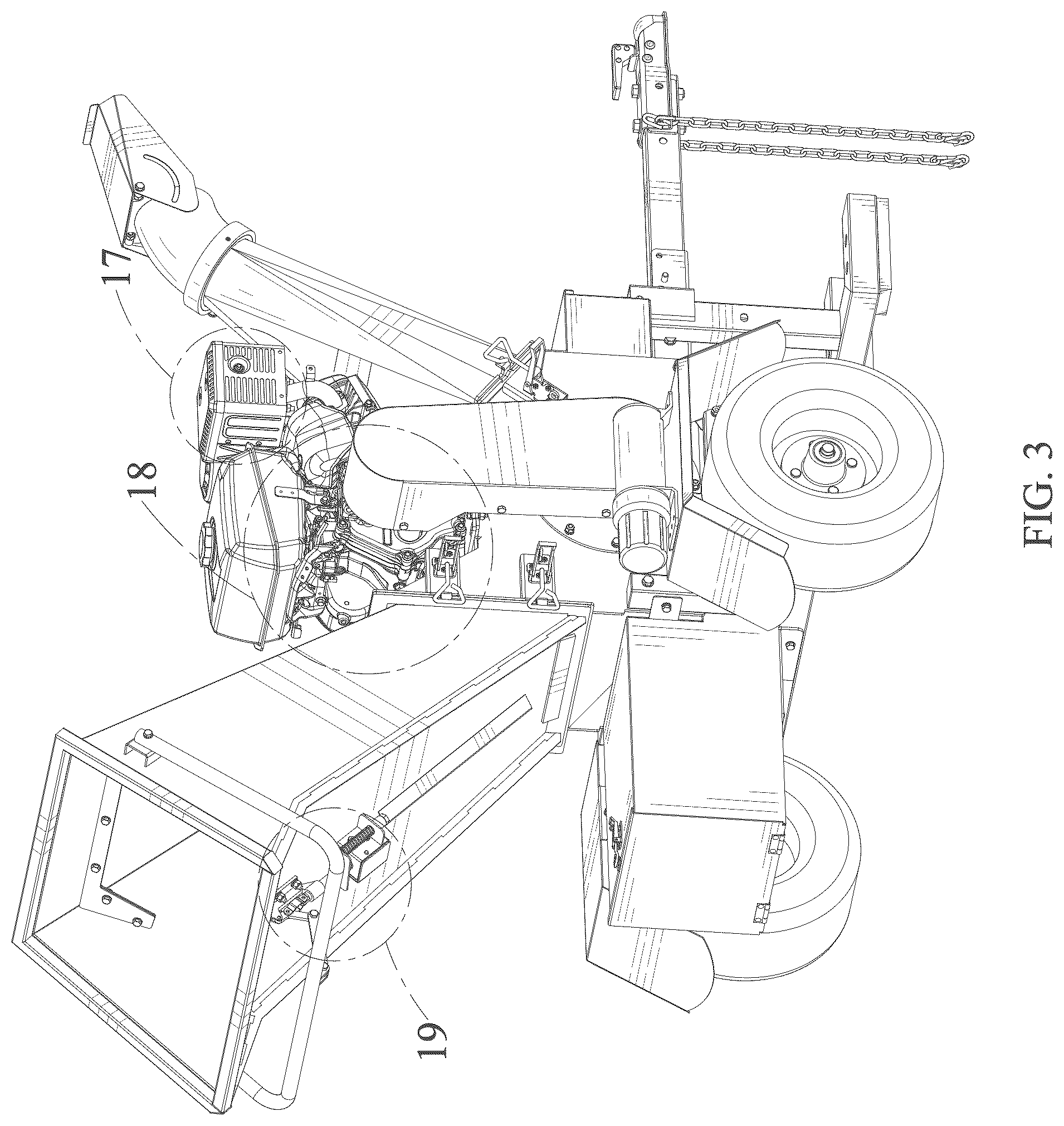 Patent USD1077866 Figure 3 – Wood chipper