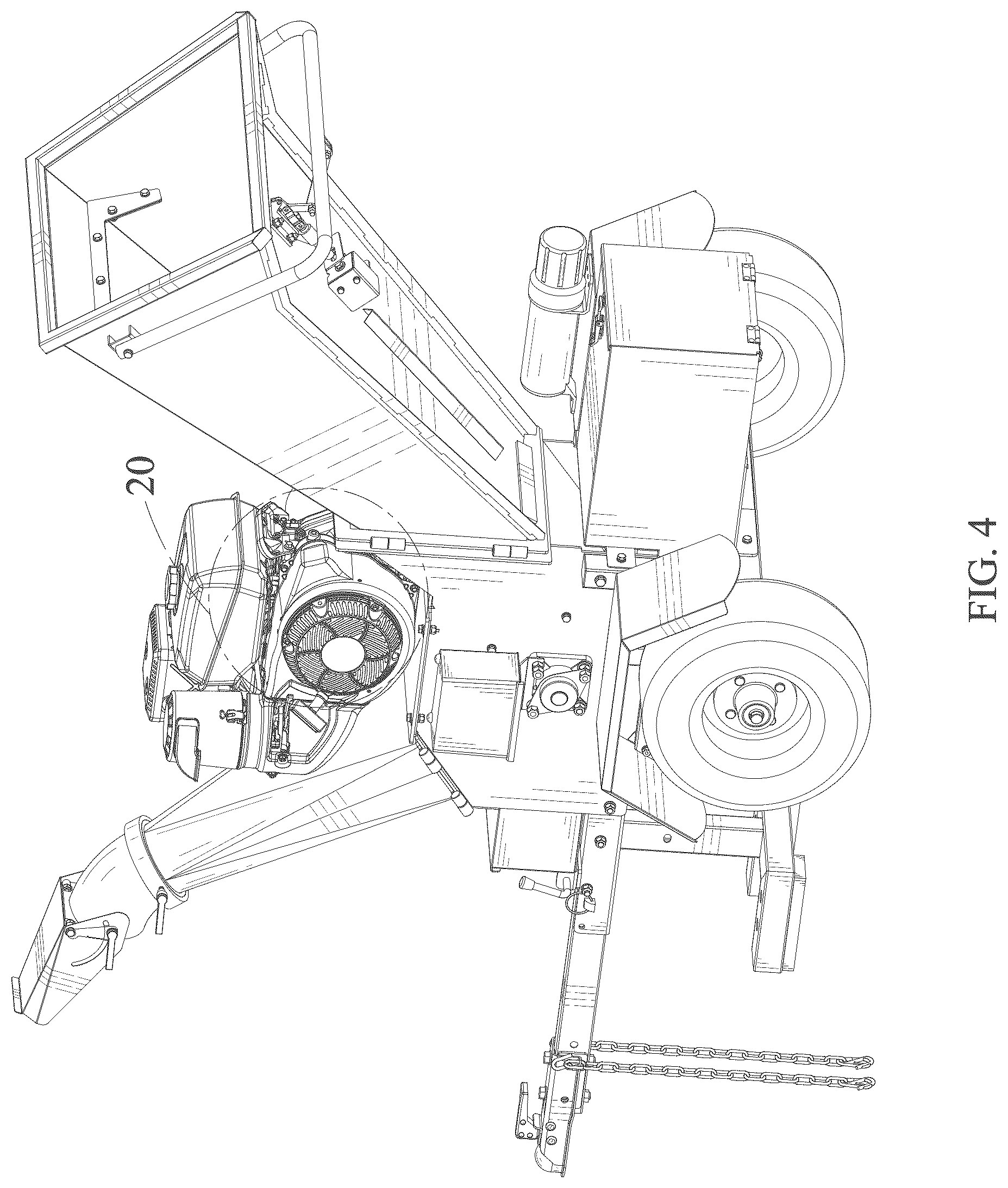 Patent USD1077866 Figure 4 – Wood chipper