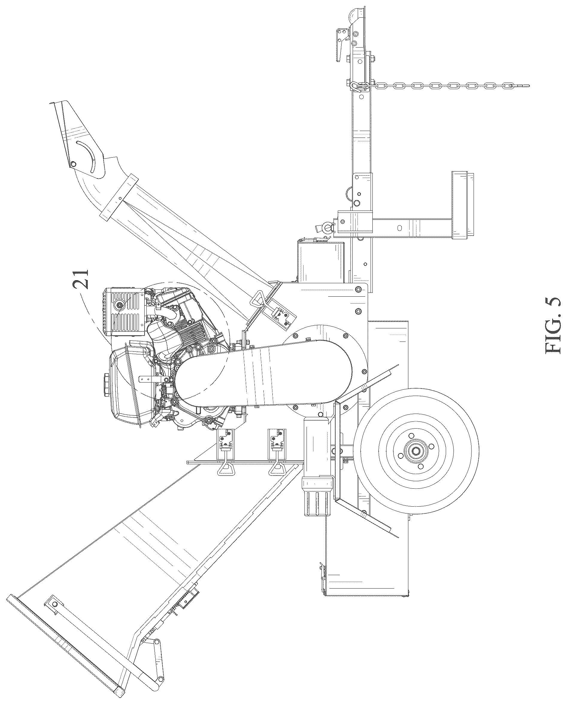 Patent USD1077866 Figure 5 – Wood chipper