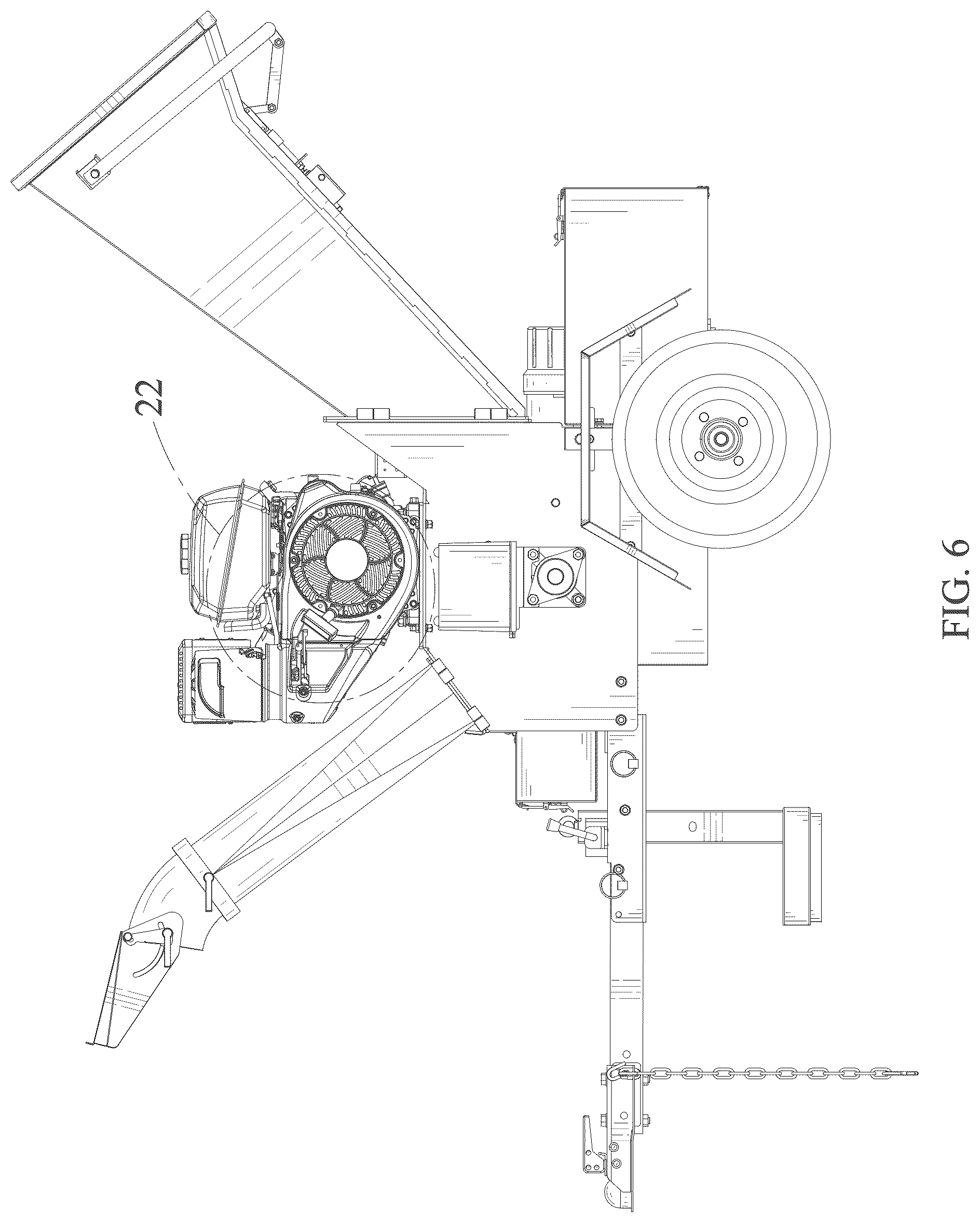 Patent USD1077866 Figure 6 – Wood chipper