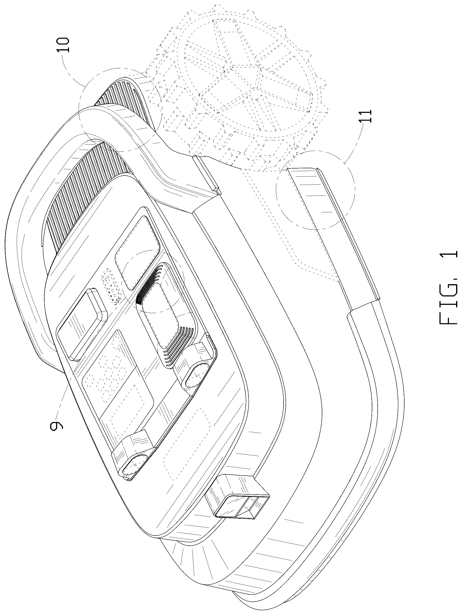 Patent USD1077868 Figure 1 – Robotic mower