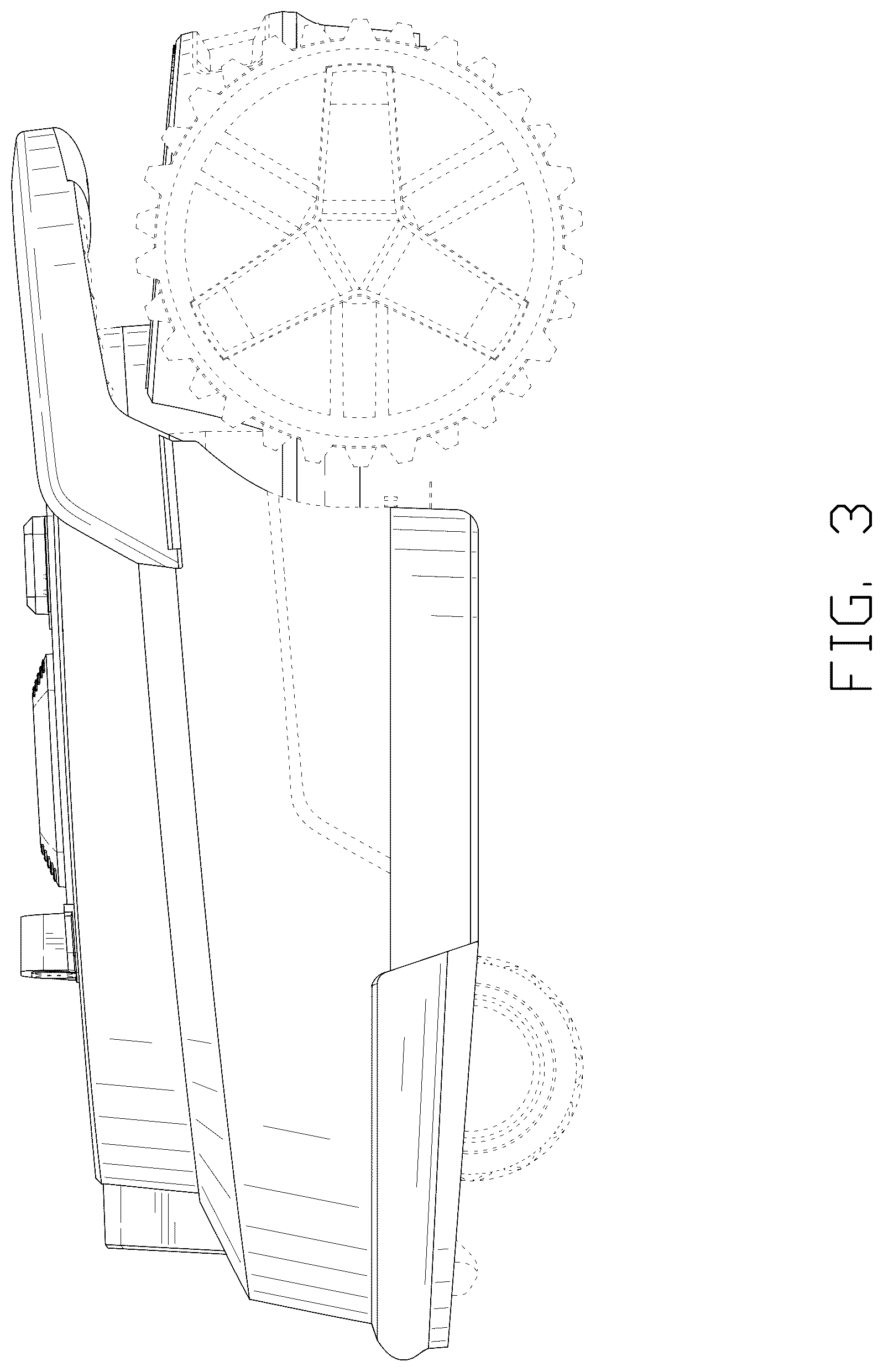 Patent USD1077868 Figure 3 – Robotic mower