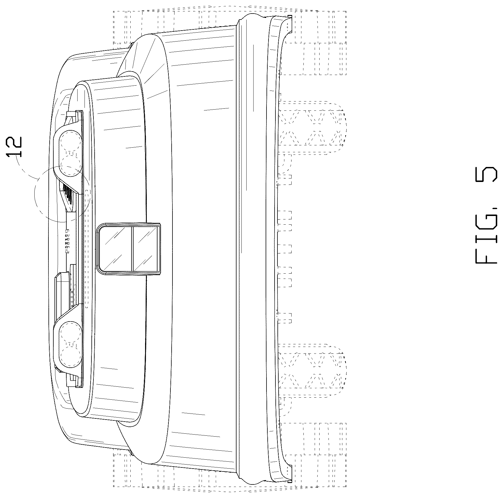 Patent USD1077868 Figure 5 – Robotic mower