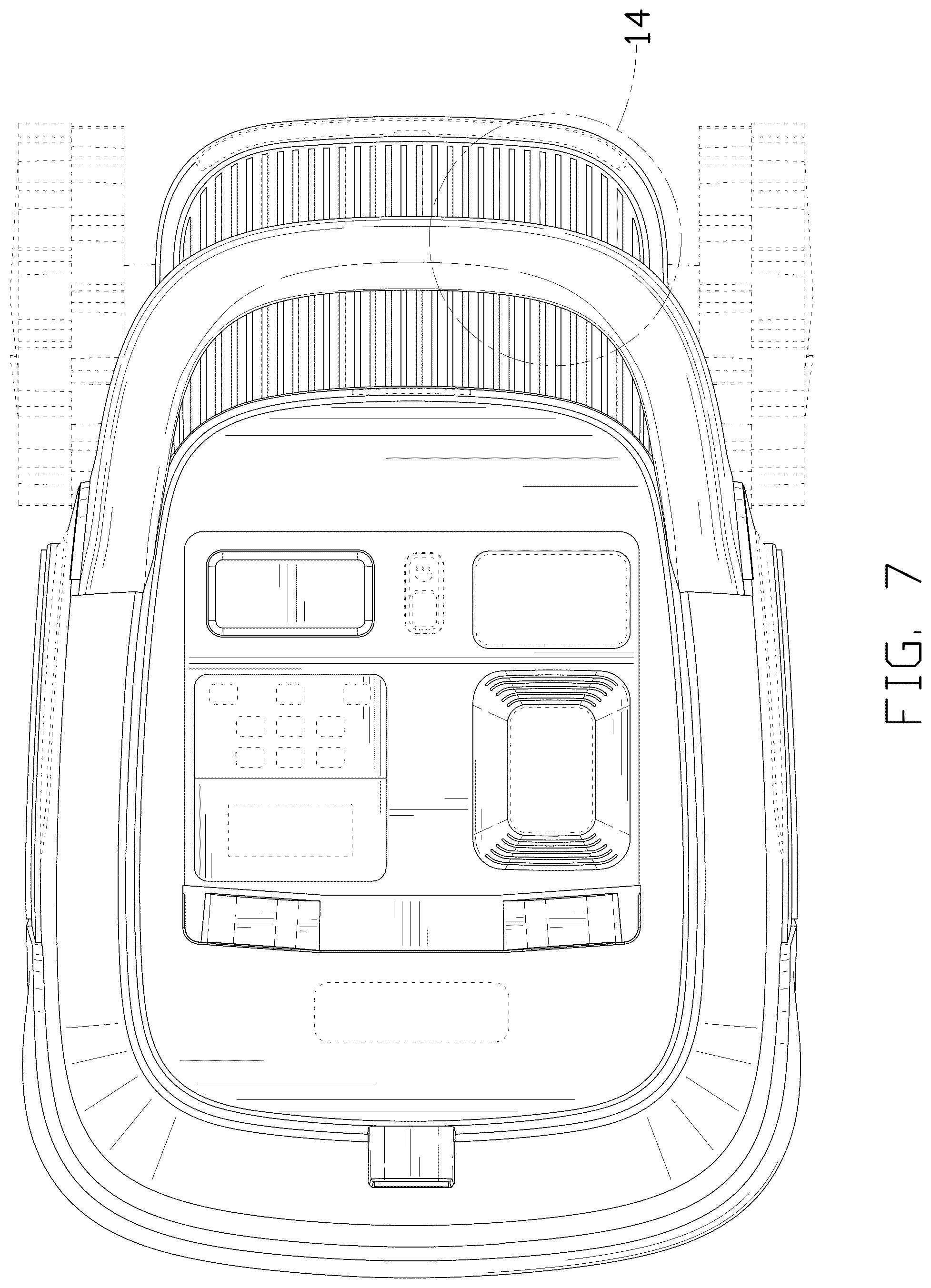 Patent USD1077868 Figure 7 – Robotic mower