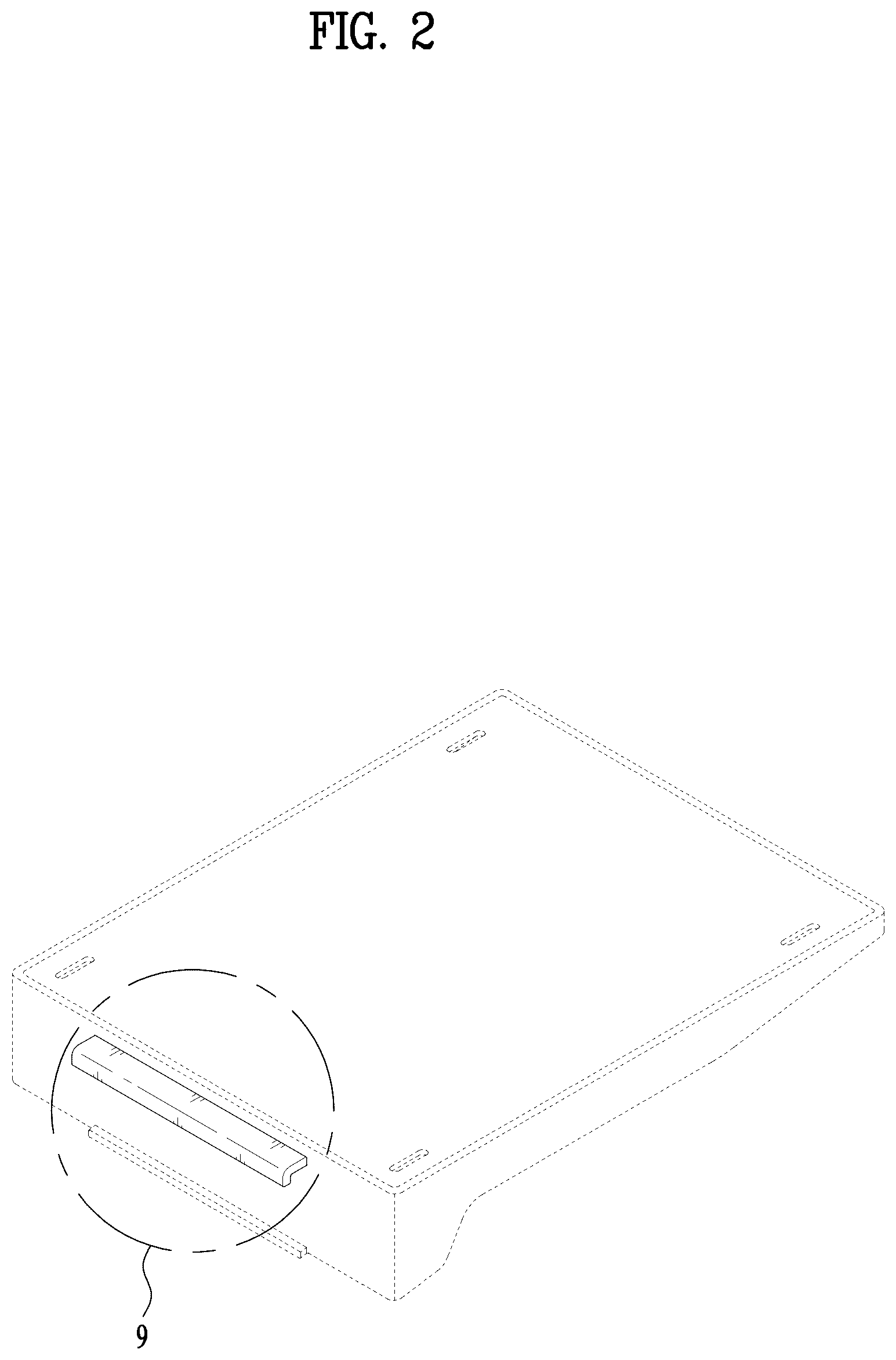 Patent USD1077870 Figure 2 – Shelf for refrigerator