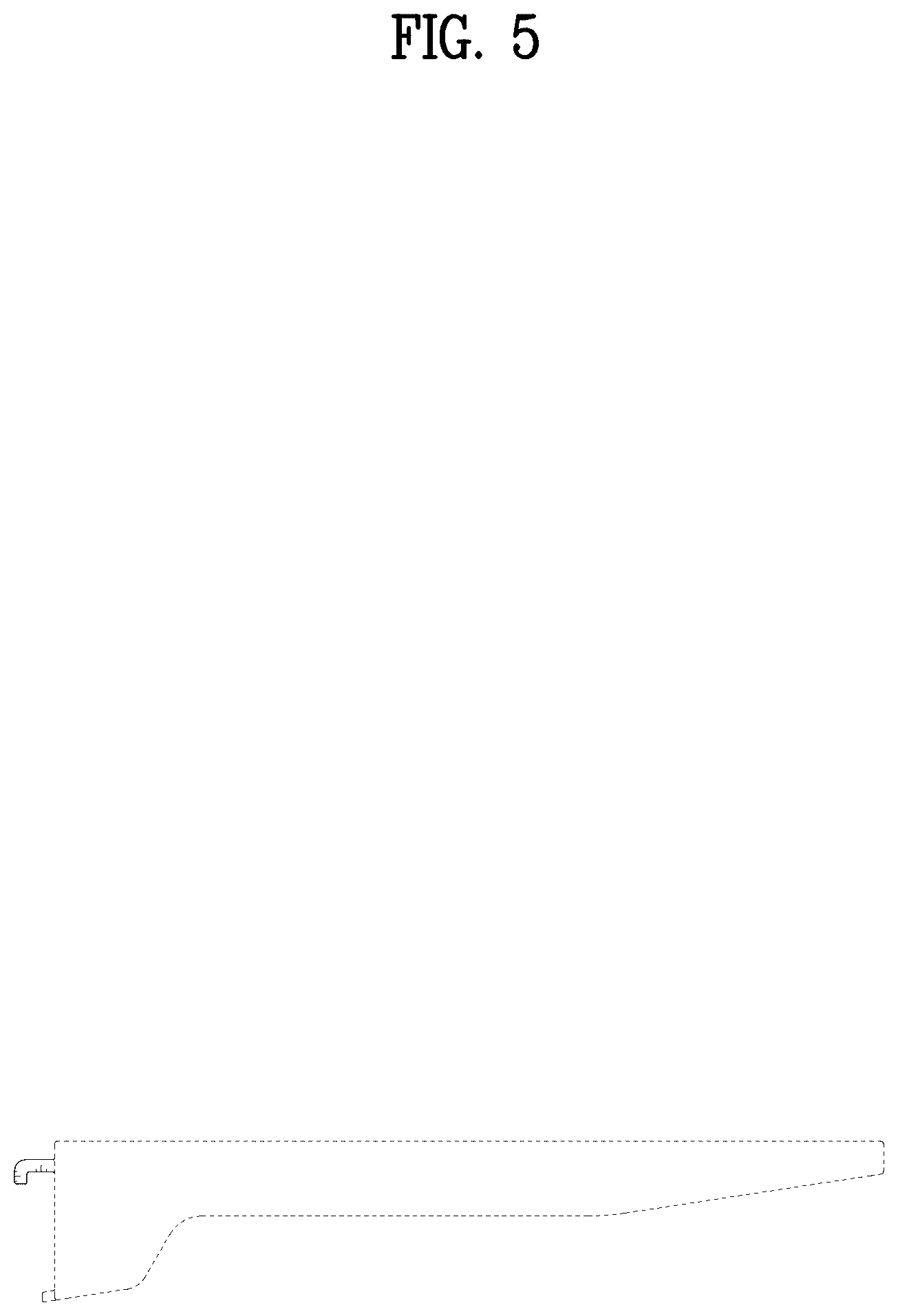 Patent USD1077870 Figure 5 – Shelf for refrigerator