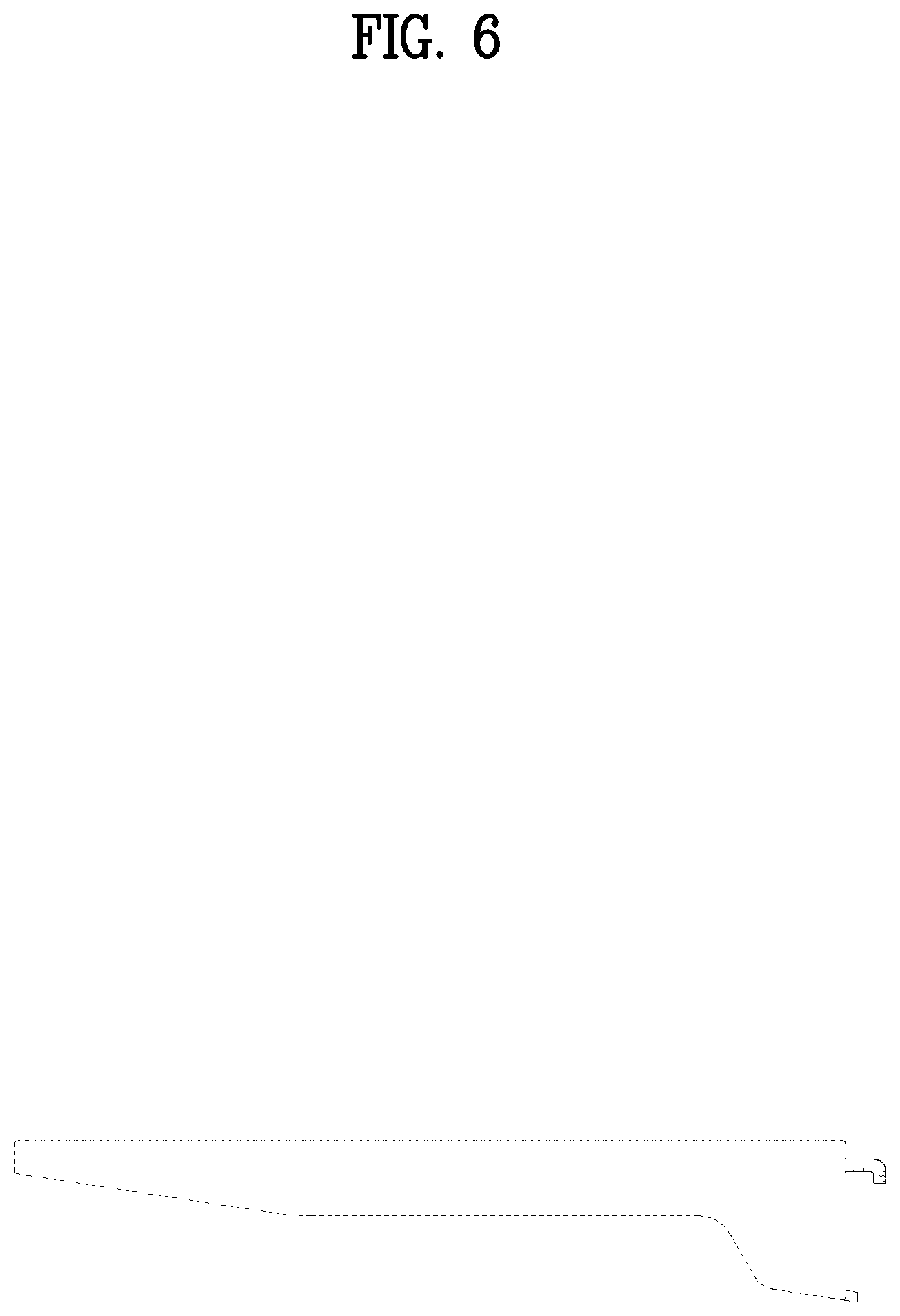 Patent USD1077870 Figure 6 – Shelf for refrigerator