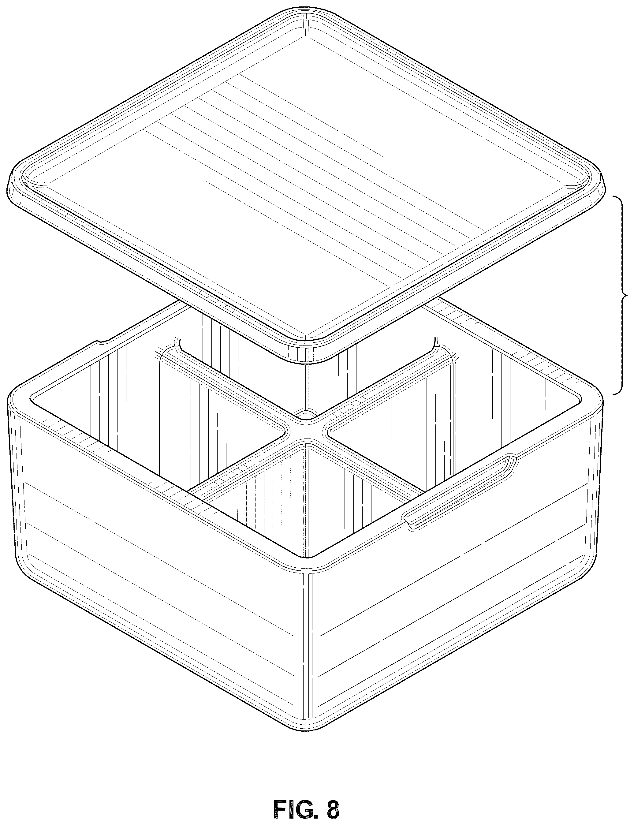 Patent USD1077871 Figure 8 – Ice tray