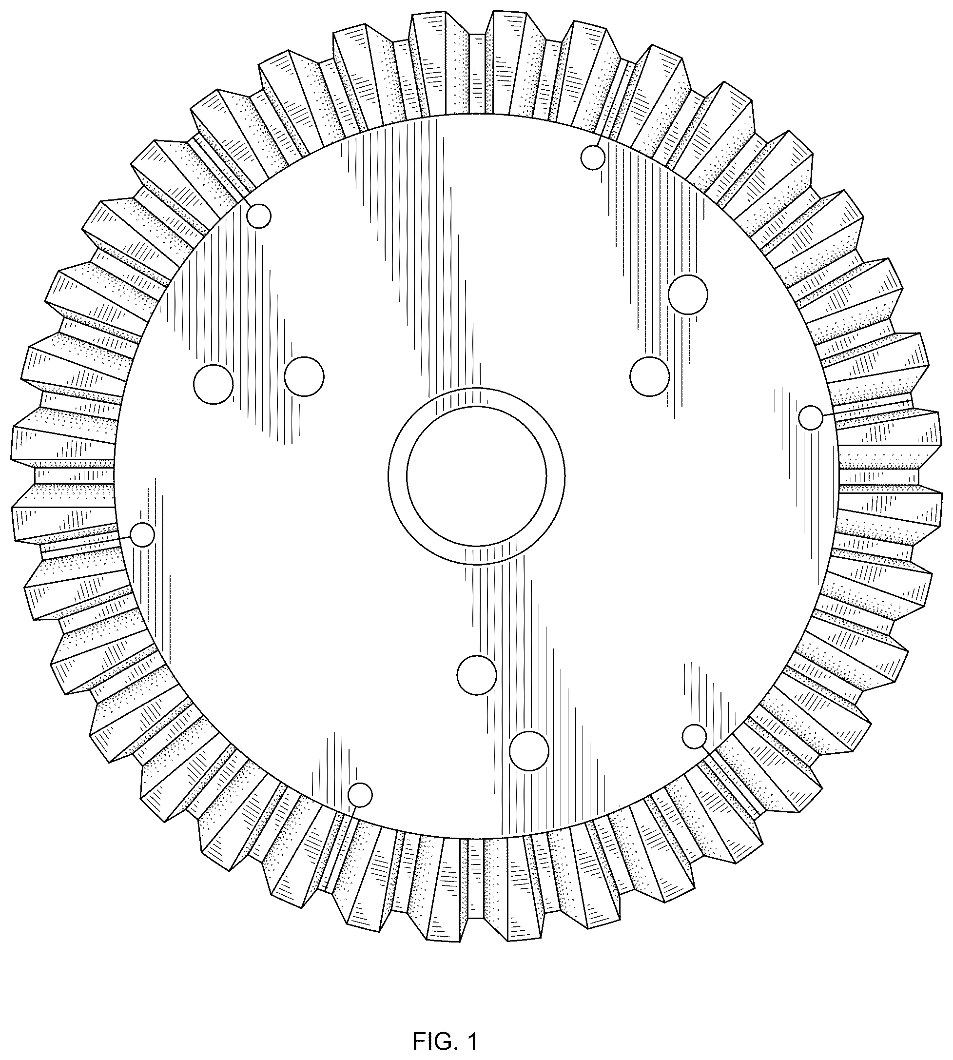 Patent USD1077874 Figure 1 – Diamond saw blade