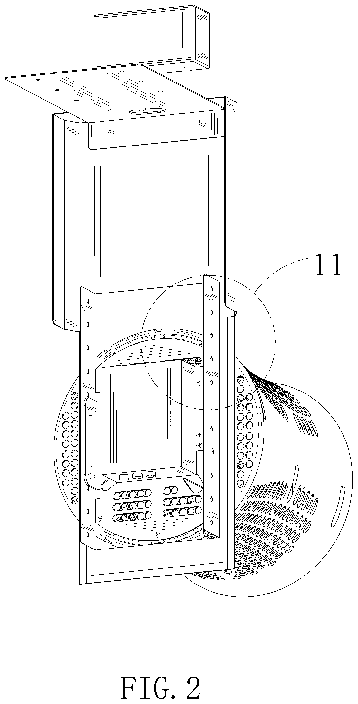 Patent USD1077880 Figure 2 – Counter current swim machine
