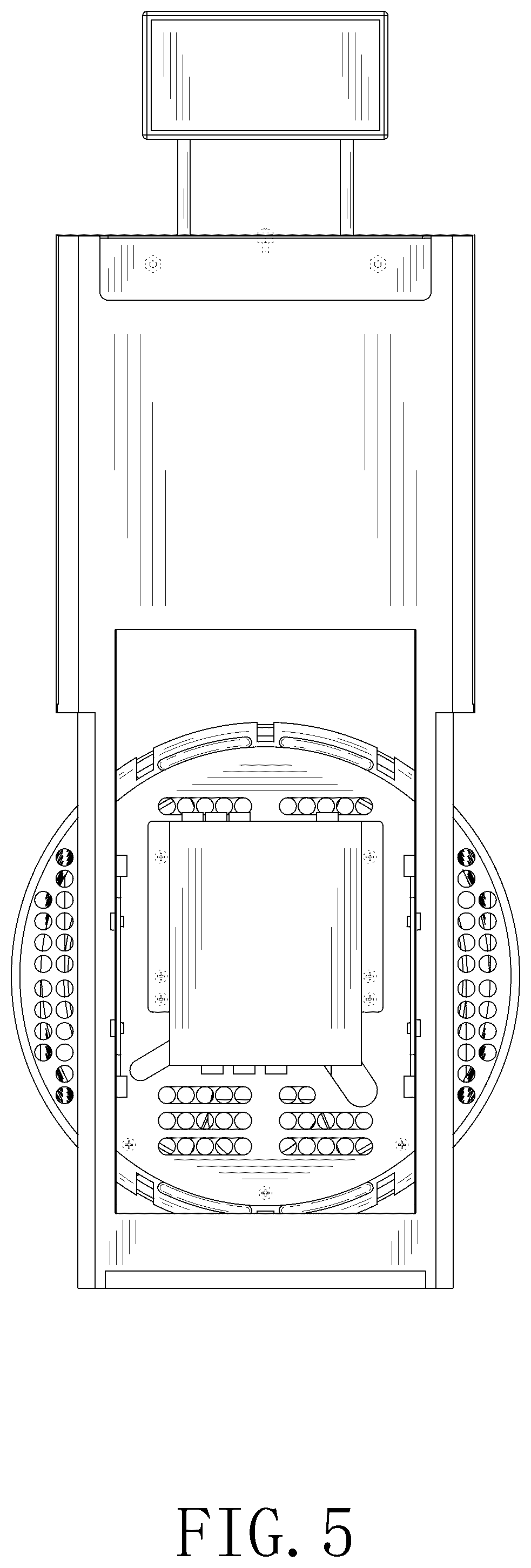 Patent USD1077880 Figure 5 – Counter current swim machine