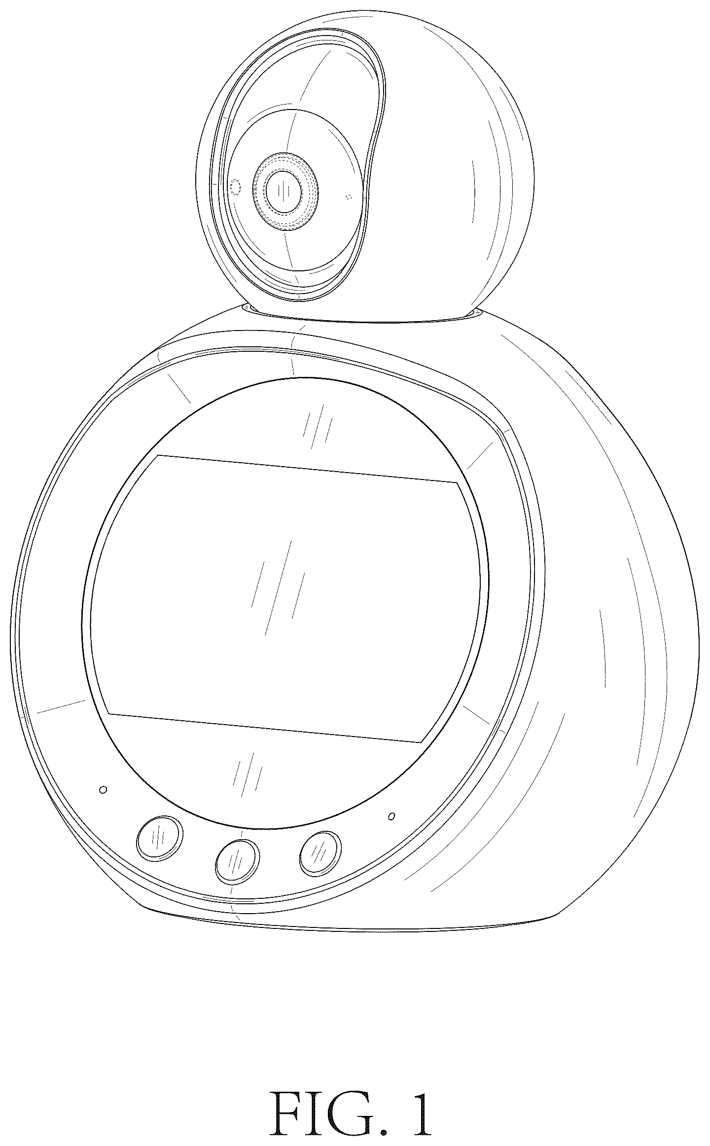 Patent USD1077883 Figure 1 – IP camera