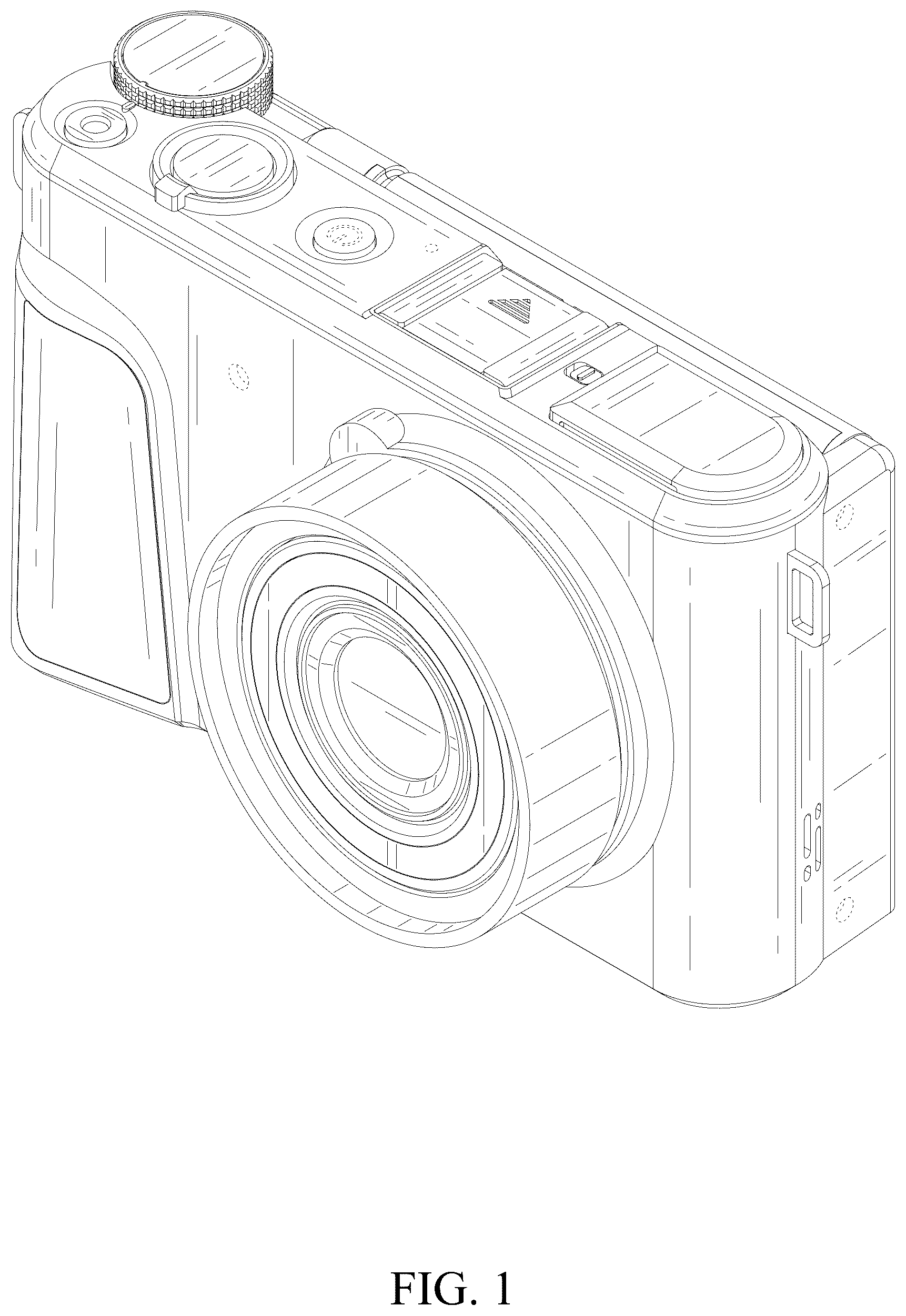 Patent USD1077884 Figure 1 – Digital camera