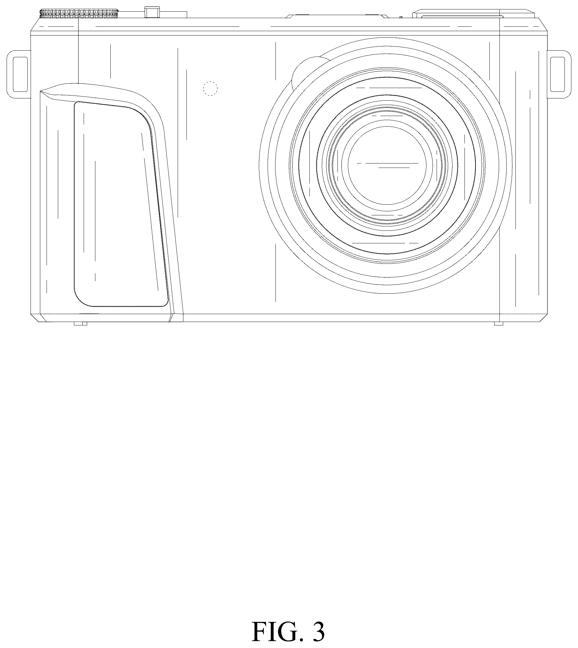 Patent USD1077884 Figure 3 – Digital camera