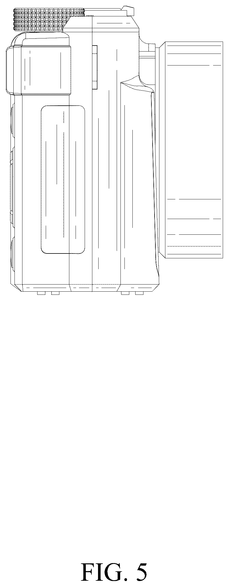 Patent USD1077884 Figure 5 – Digital camera
