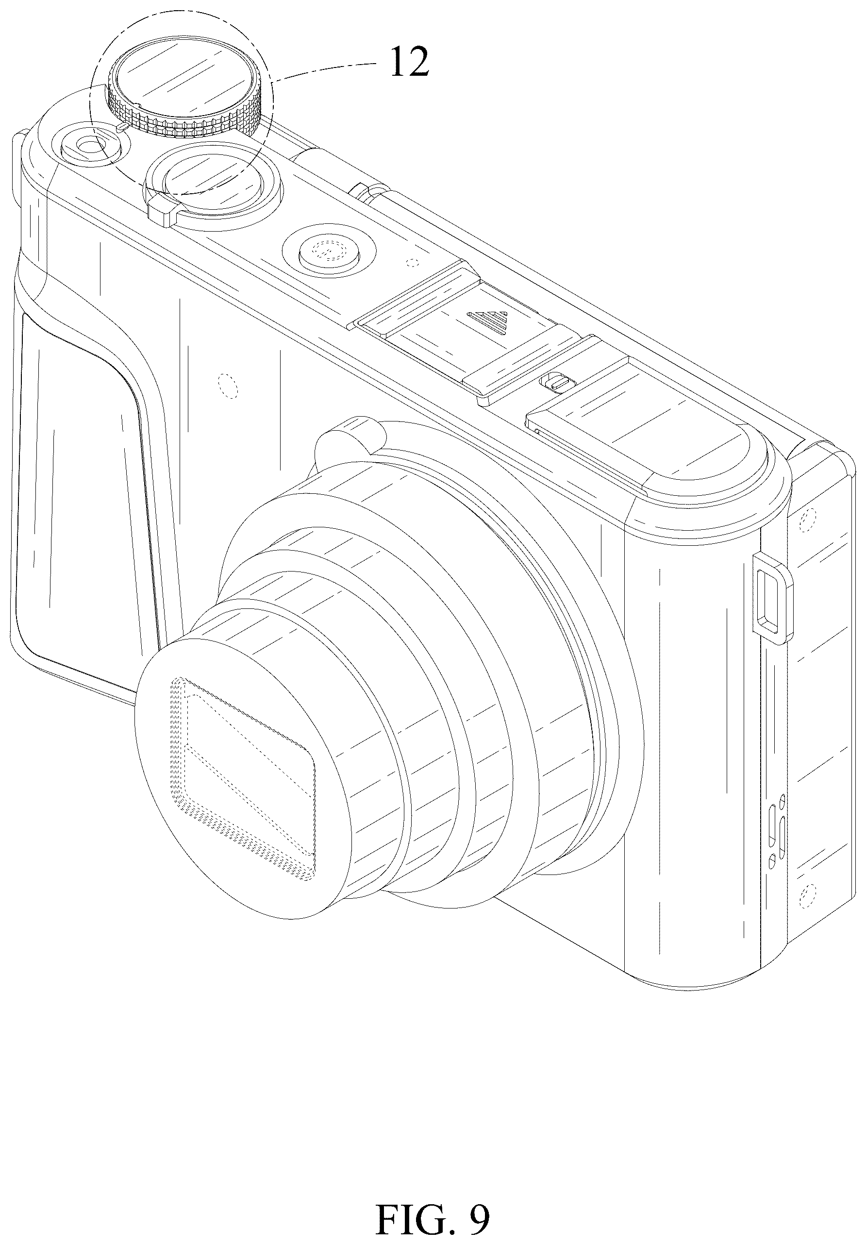 Patent USD1077884 Figure 9 – Digital camera