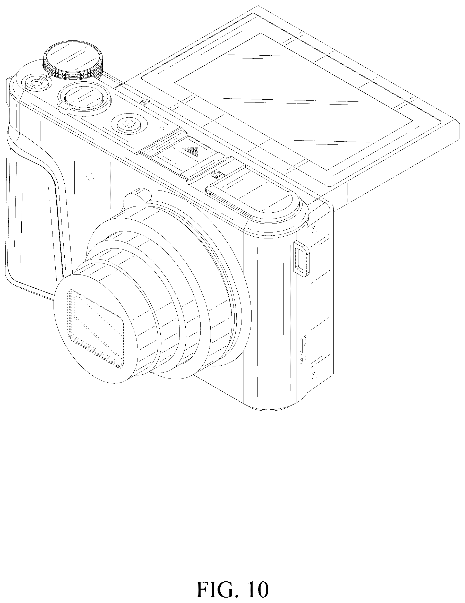 Patent USD1077884 Figure 10 – Digital camera