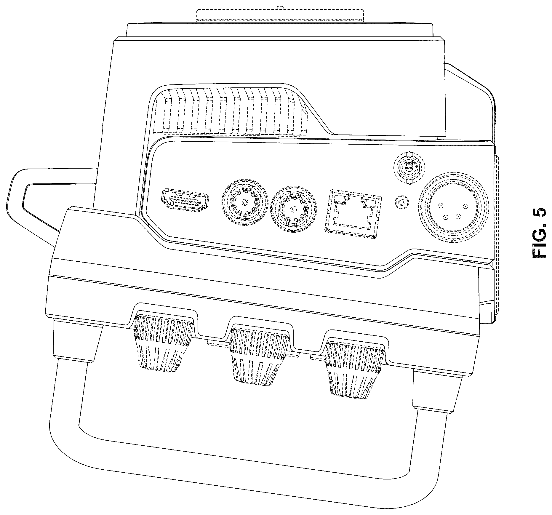 Patent USD1077887 Figure 5 – Camera