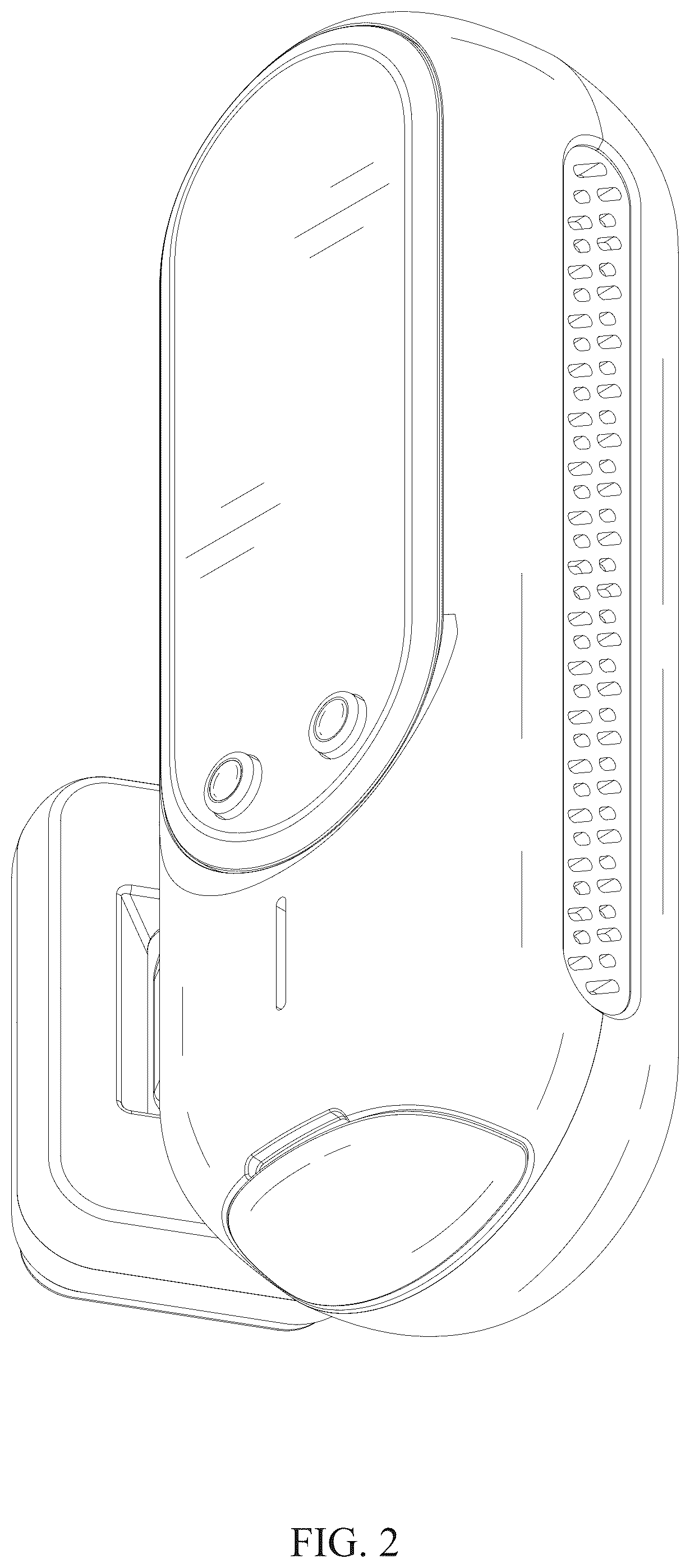 Patent USD1077888 Figure 2 – Dash camera