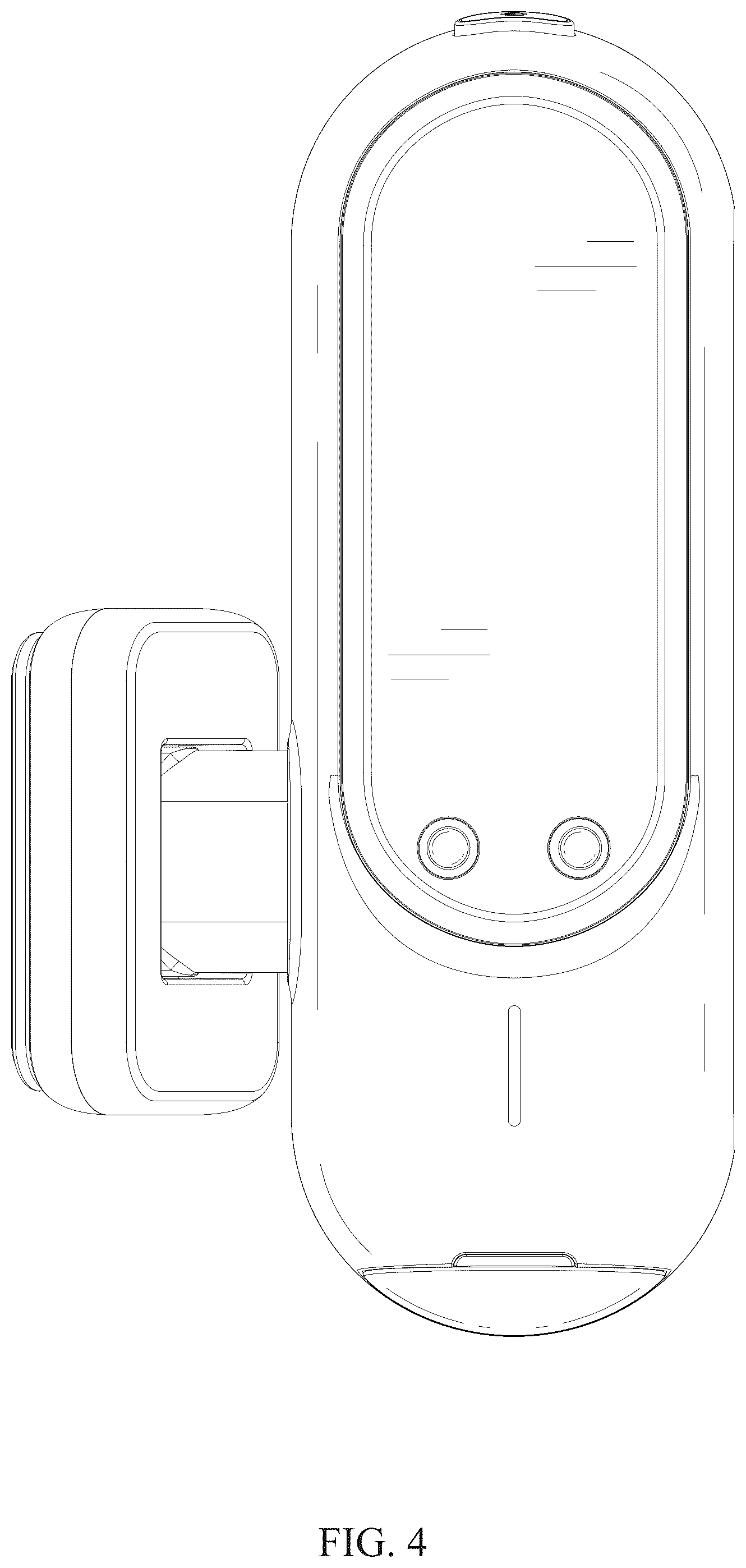 Patent USD1077888 Figure 4 – Dash camera
