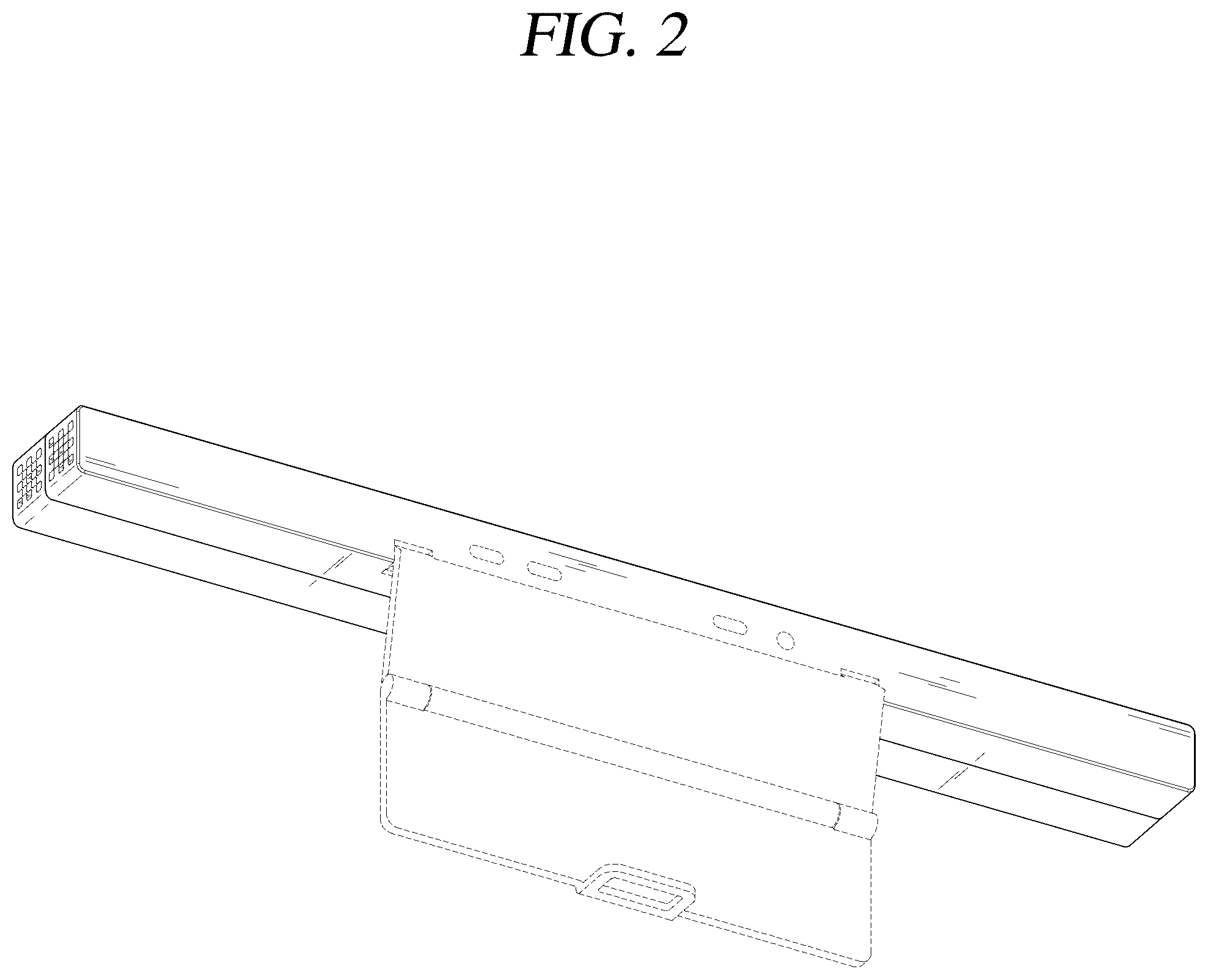 Patent USD1077889 Figure 2 – Camera for television receiver