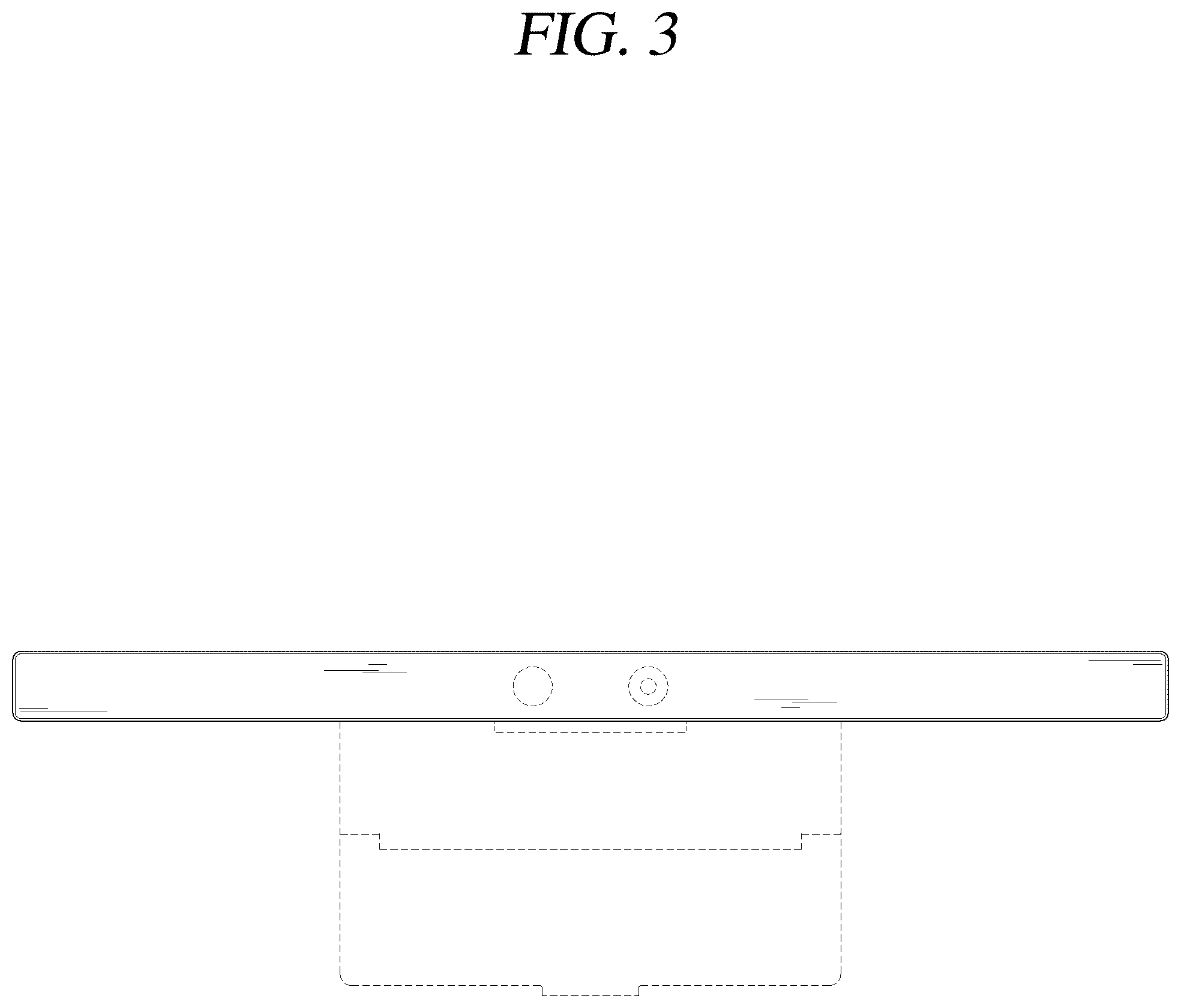 Patent USD1077889 Figure 3 – Camera for television receiver