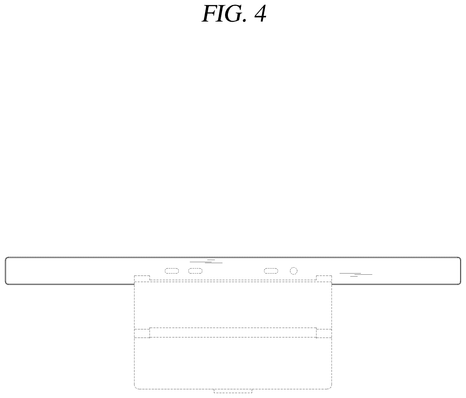 Patent USD1077889 Figure 4 – Camera for television receiver