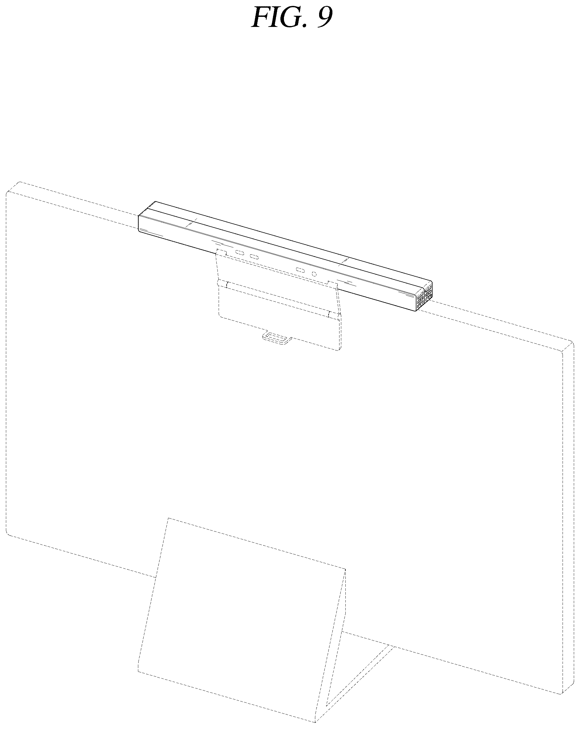 Patent USD1077889 Figure 9 – Camera for television receiver